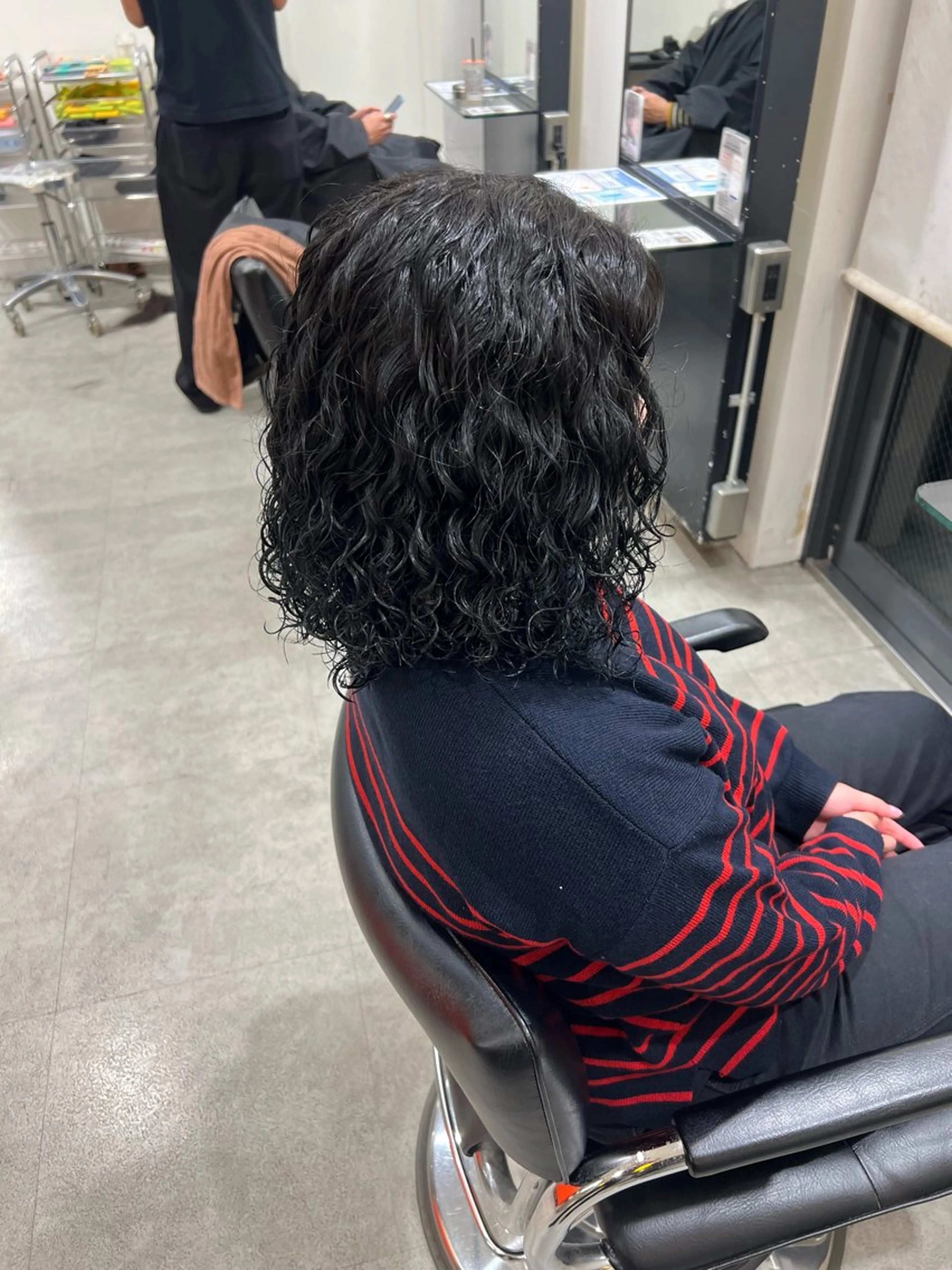 ミディアム パーマ fifth神宮前 HIN★T★のヘアスタイル