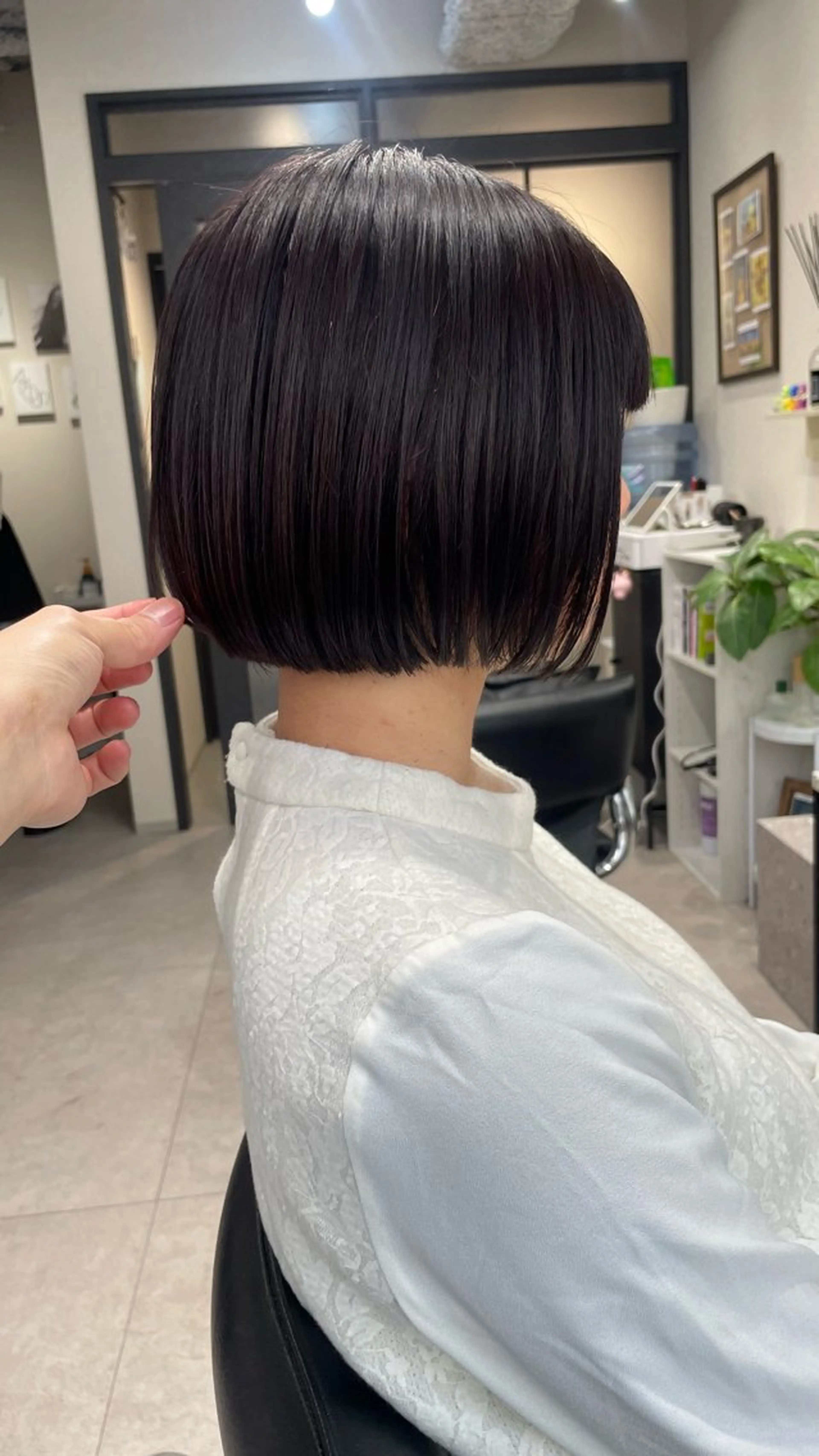 ショート カット ヘアカラー トリートメント 髪質改善will hairdesignのヘアスタイル