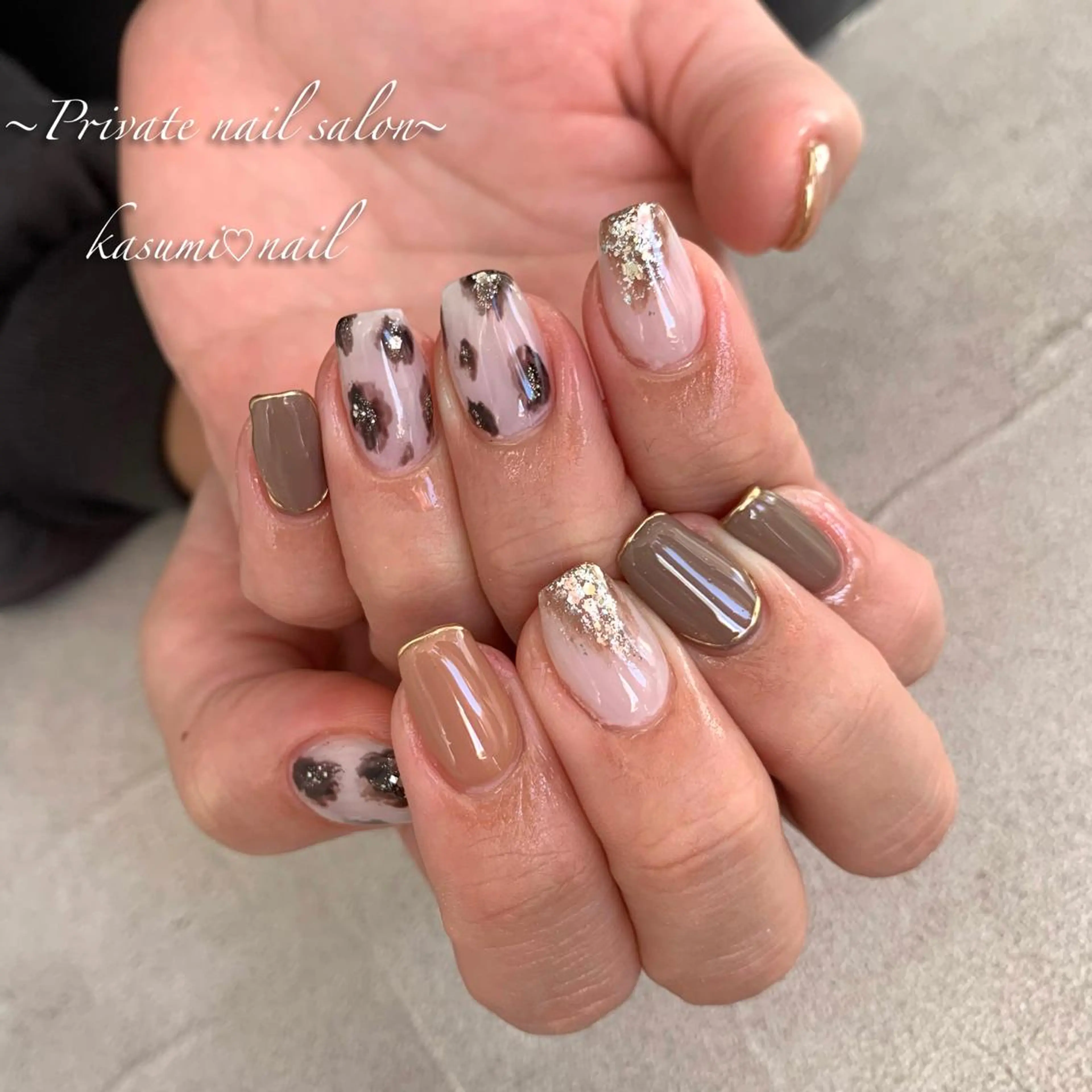ネイル アートネイル ラメ(グリッター) マグネットネイル ミラーネイル ニュアンスネイル KASUMI♡ Nailのネイルデザイン