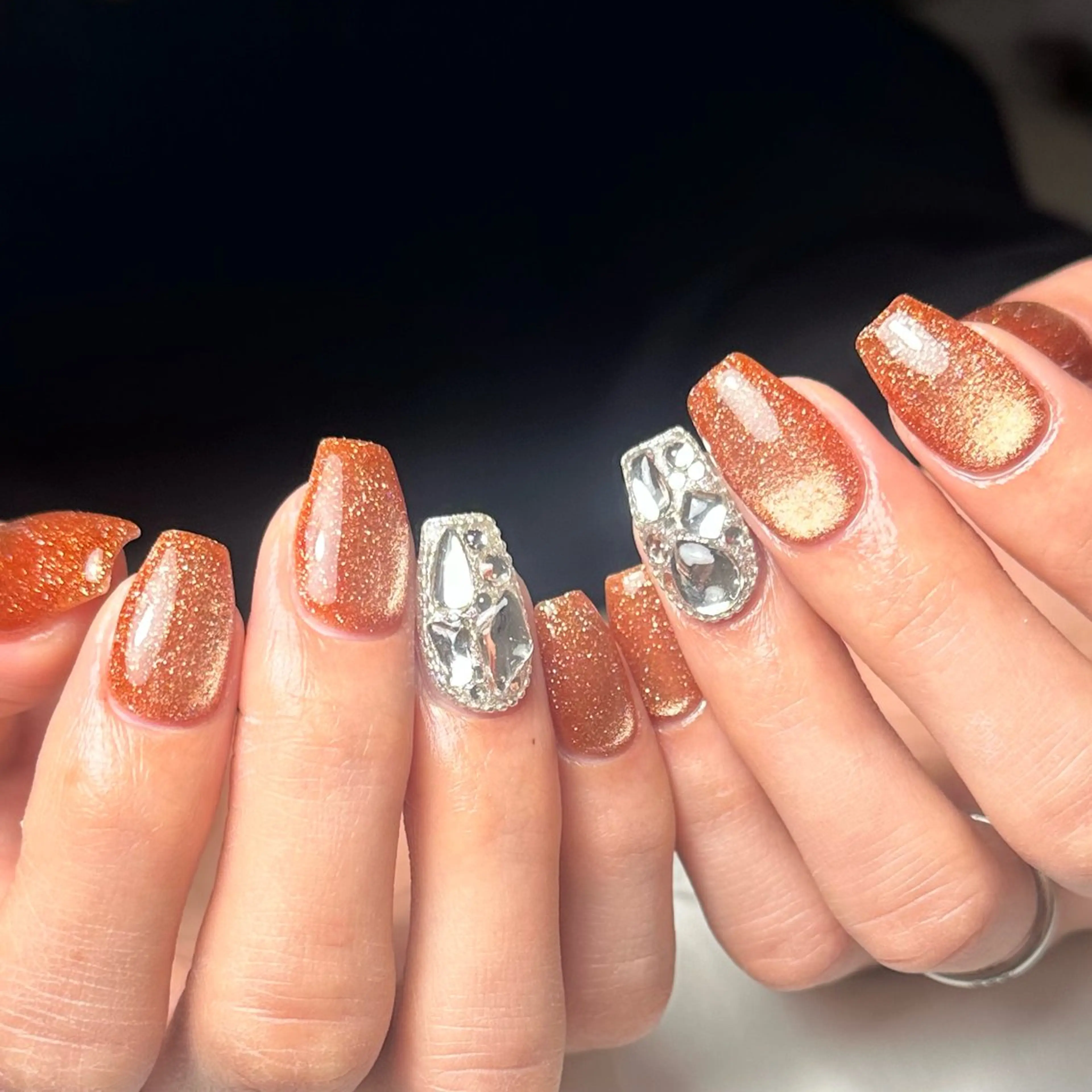 ネイル マグネットネイル ハンドネイル nail salon LIFE2nd所属・be' Yuhiのネイルデザイン