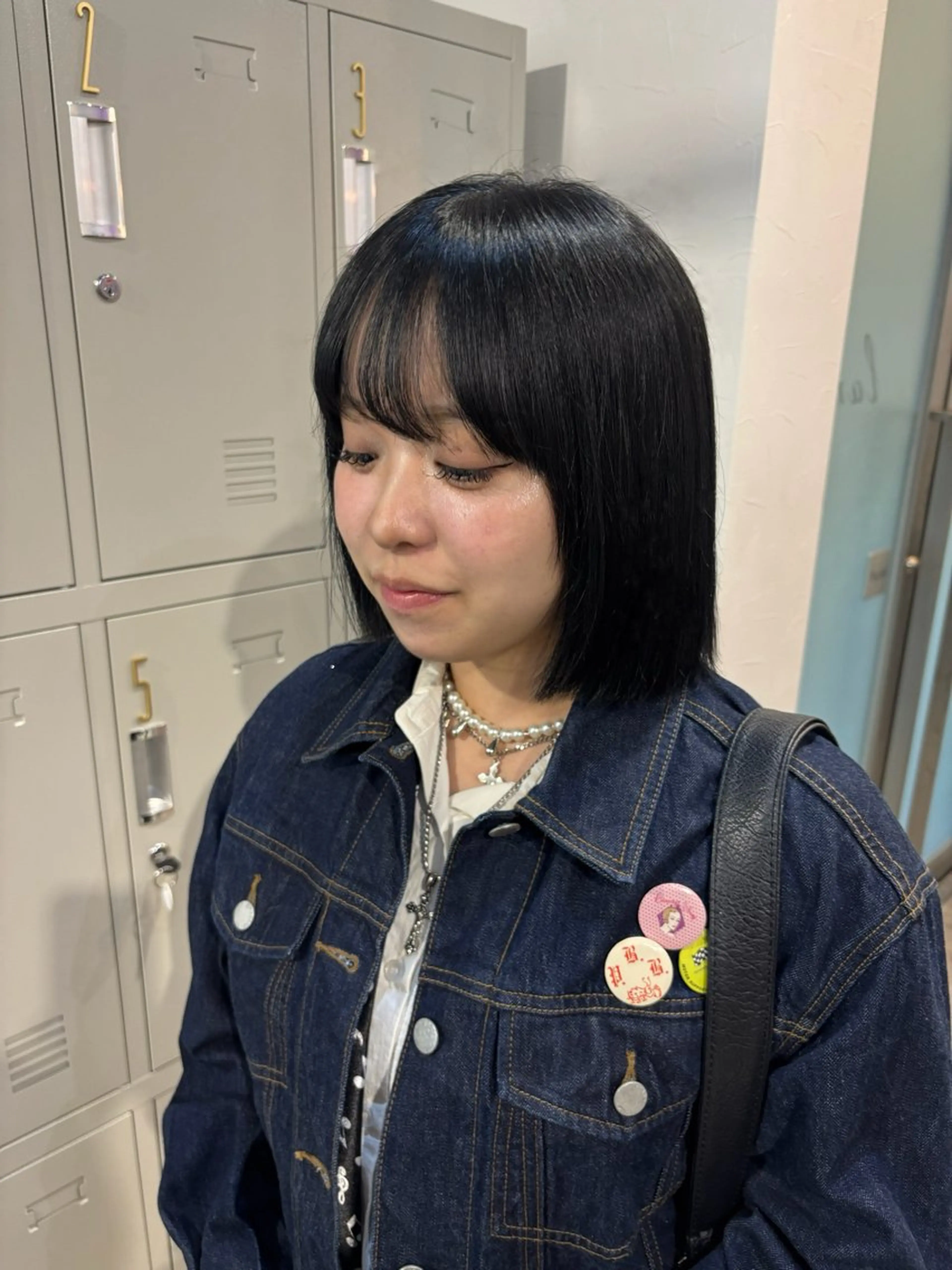 ミディアム ヘアカラー トリートメント ココロ♩カラー/ ブリーチ  大名のヘアスタイル