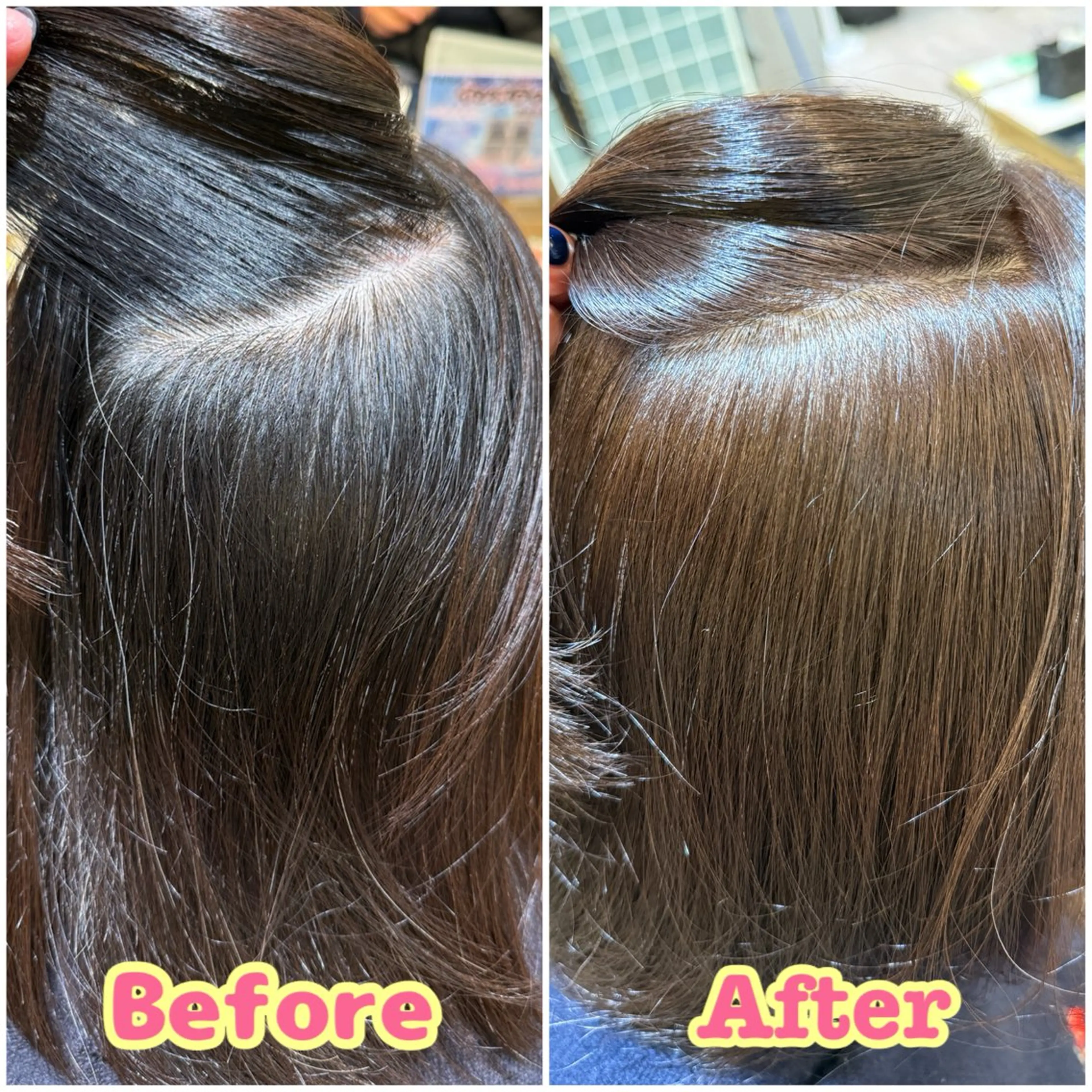 ミディアム カラー ヘアカラー こいけ しゅんのヘアスタイル