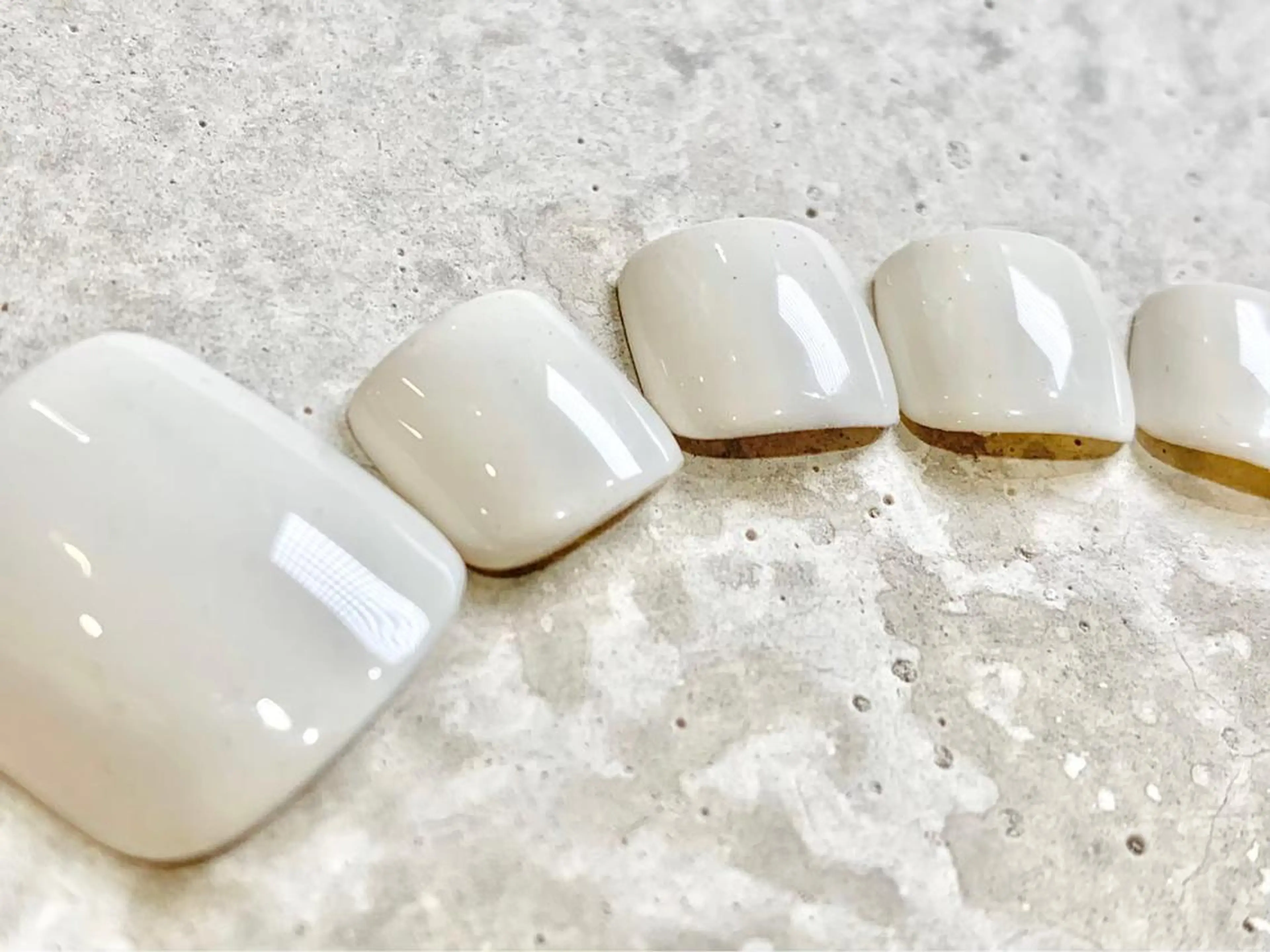 【新規】【フット】【ジェルネイル】ワンカラー／初回オフ無料･ケア込の写真