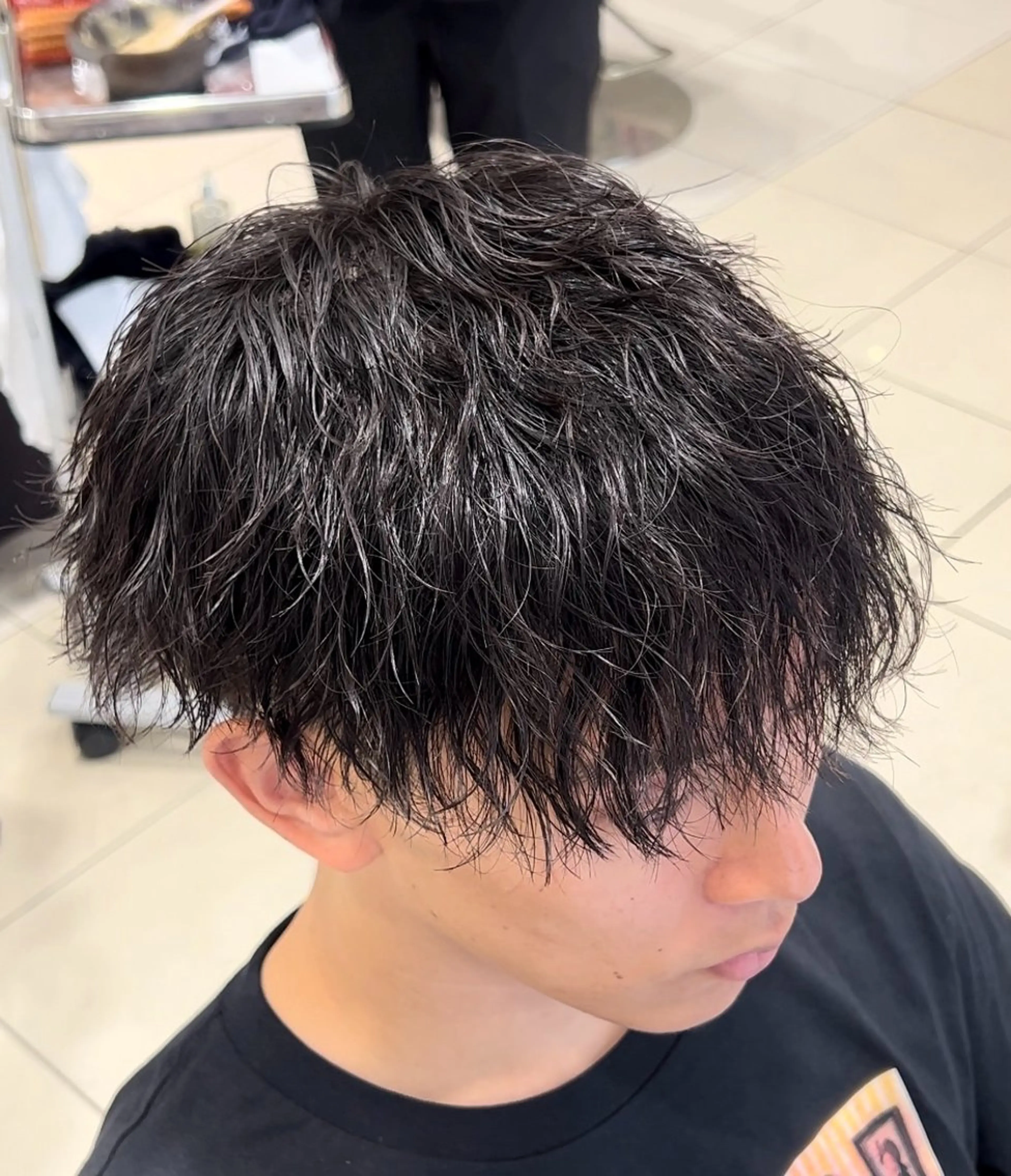 パーマ メンズ メンズパーマ ツイストスパイラルパーマ スパイラルパーマ メンズ特化/勝田駅/ 佐和駅/鈴木輝瑠/のヘアスタイル