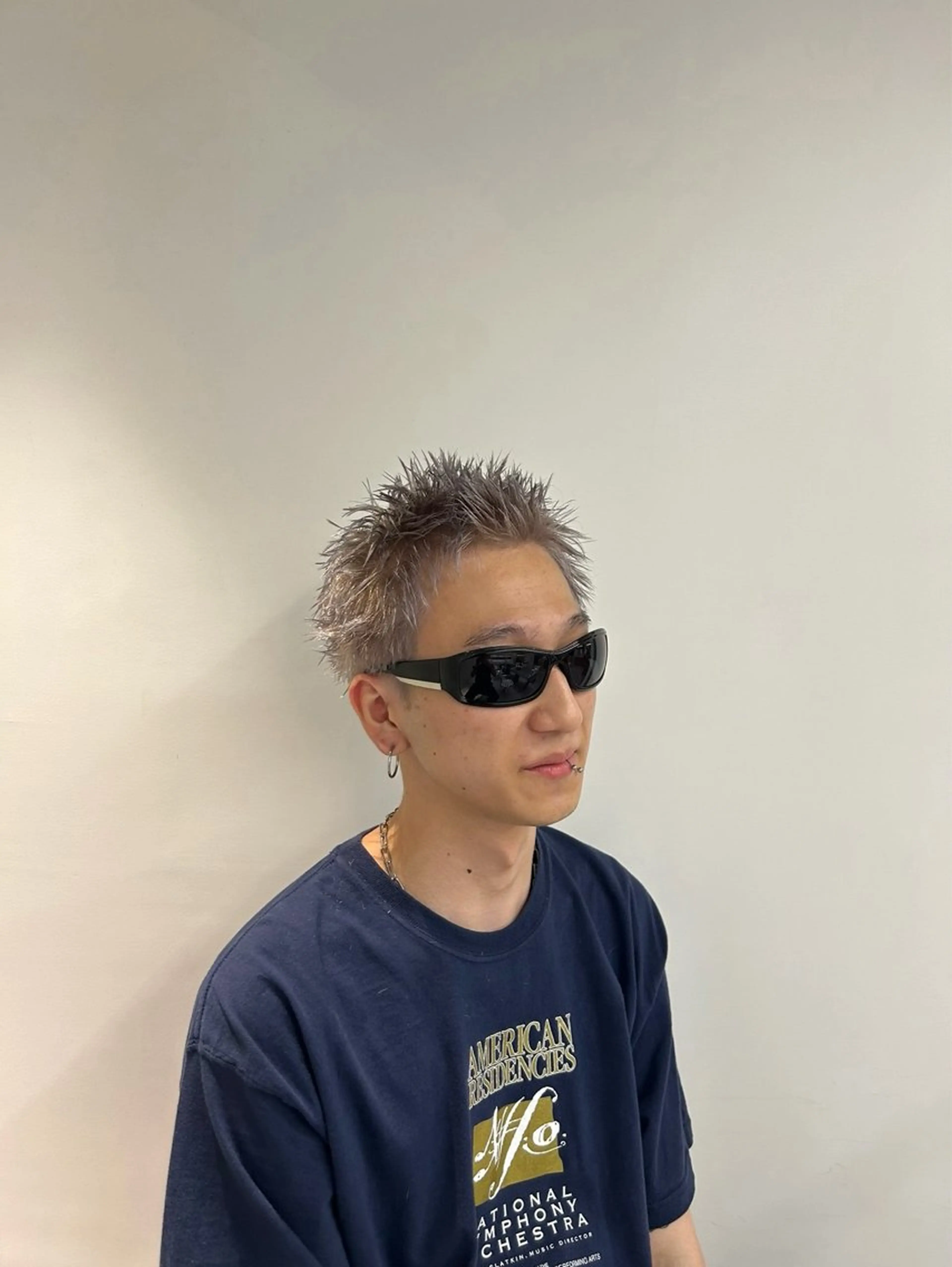 カラー メンズ 渋谷／ブリーチ／ カラーモデル／はるとのヘアスタイル