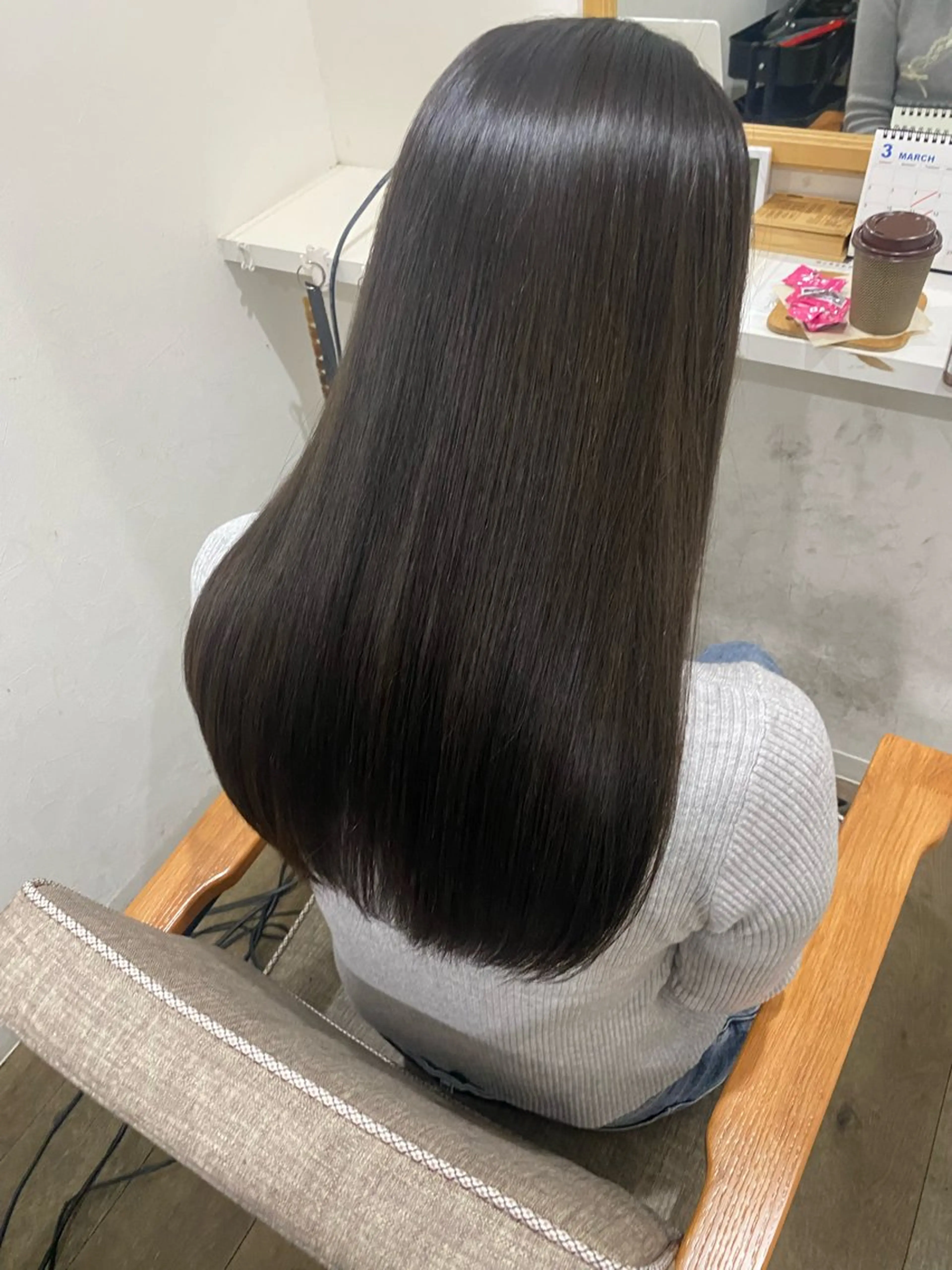 ロング カット ヘアカラー 縮毛矯正 Jewel  Box東梅田所属・髪質改善サロン 梅田/ヨナミネのヘアスタイル