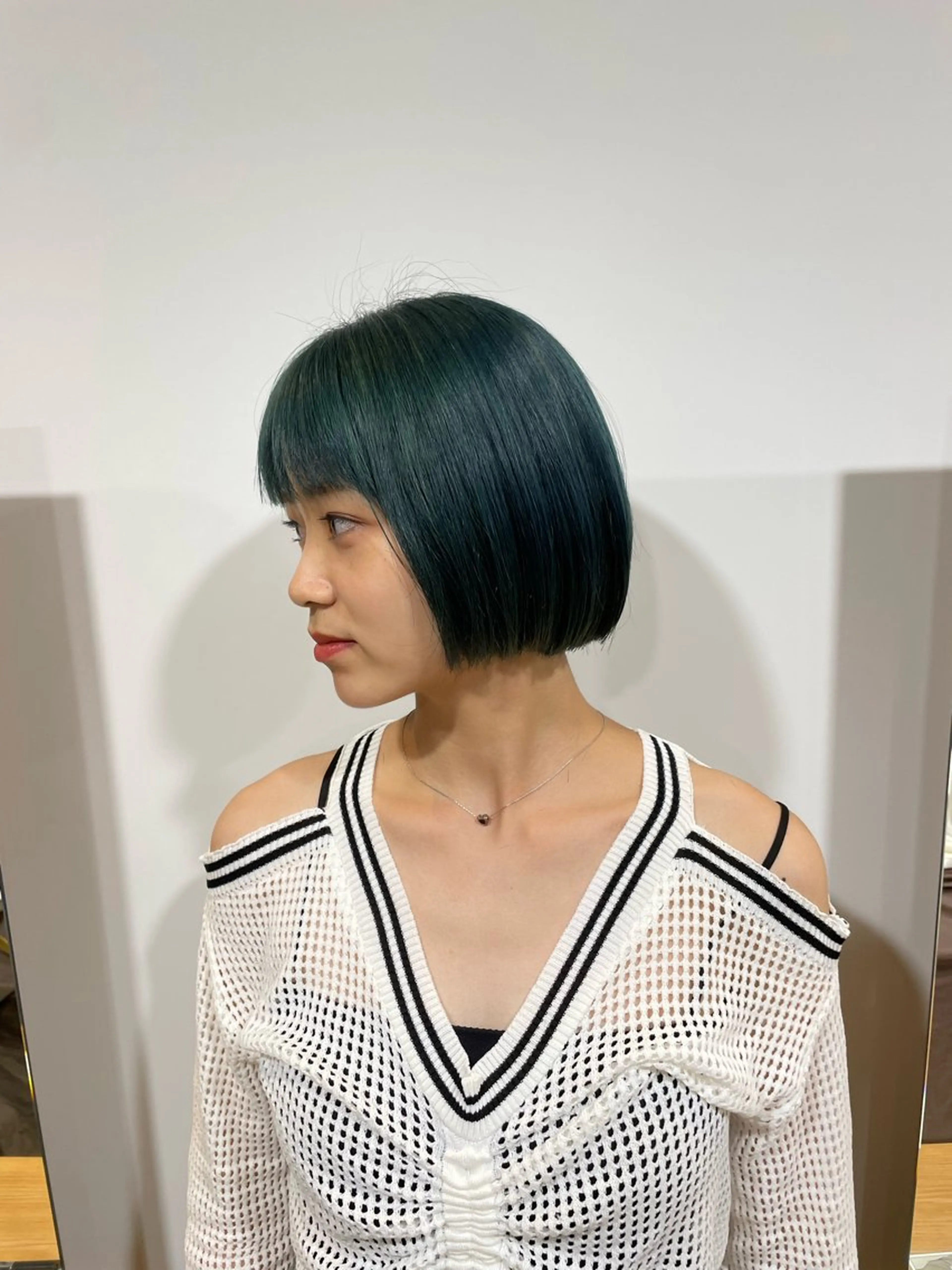 カット＋1ブリーチオンカラーの写真