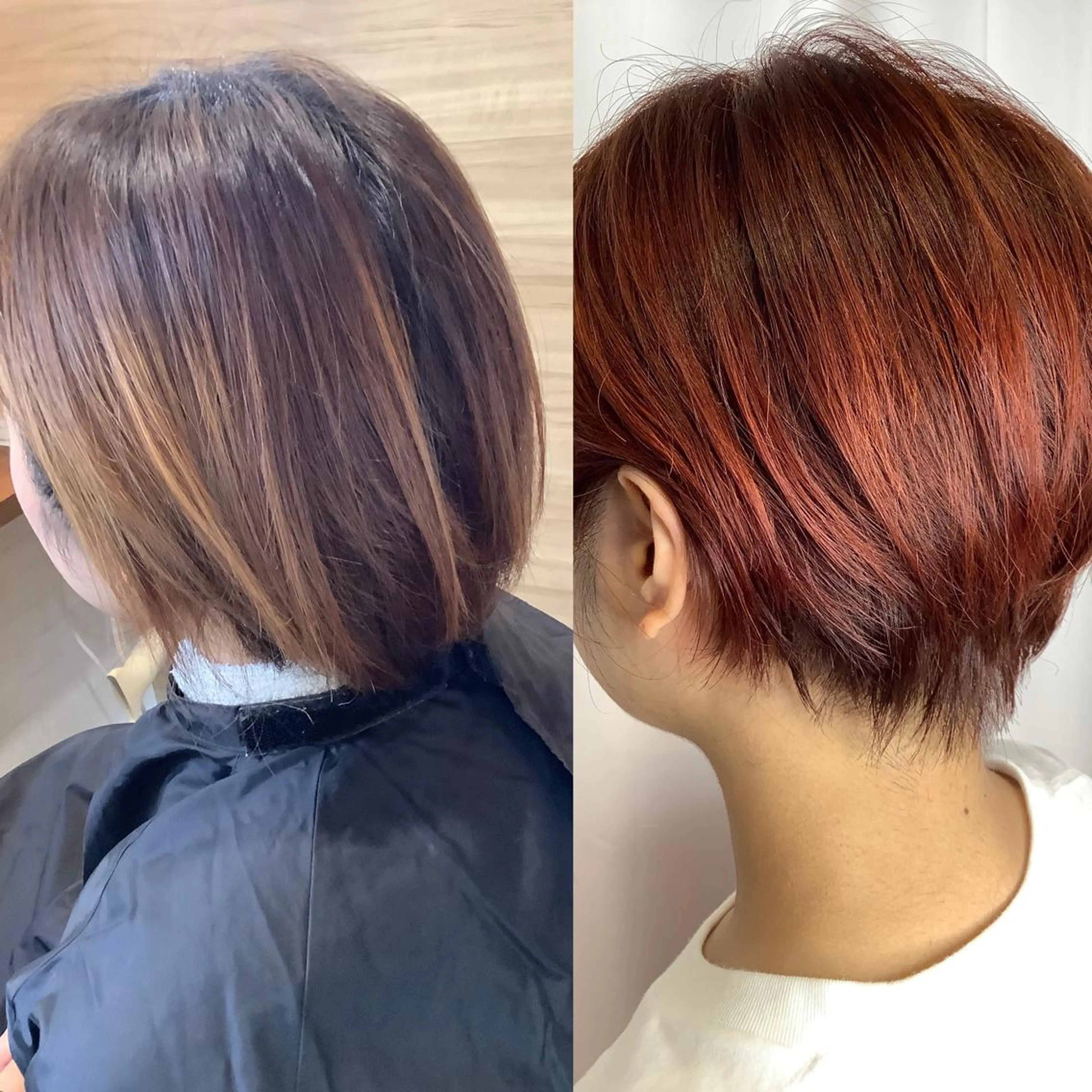 カラー ブラウンカラー オレンジ オレンジブラウン 稲田 全将のヘアスタイル