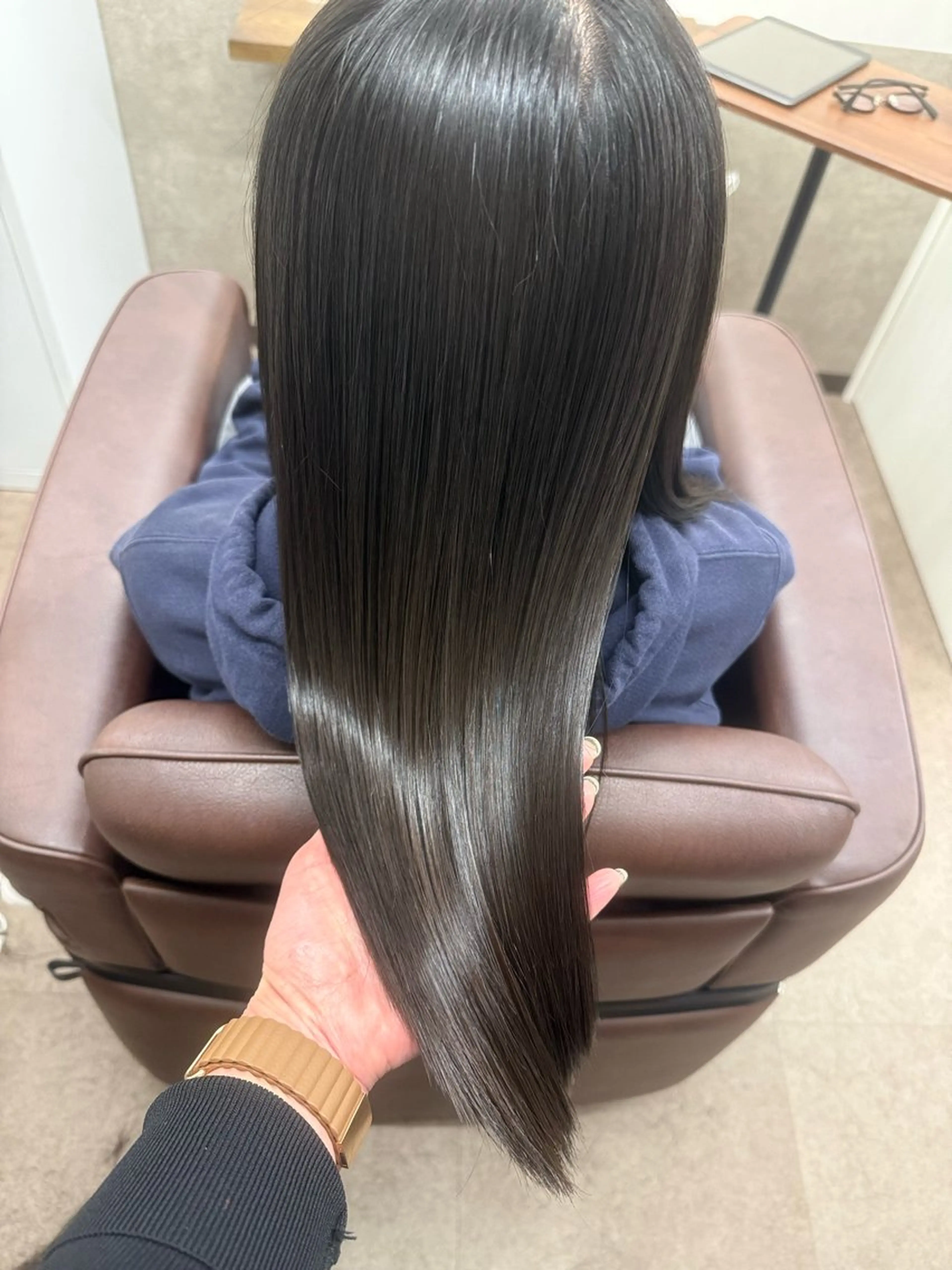 ロング カット トリートメント 髪質改善🪽半個室 サロン新宿3丁目のヘアスタイル