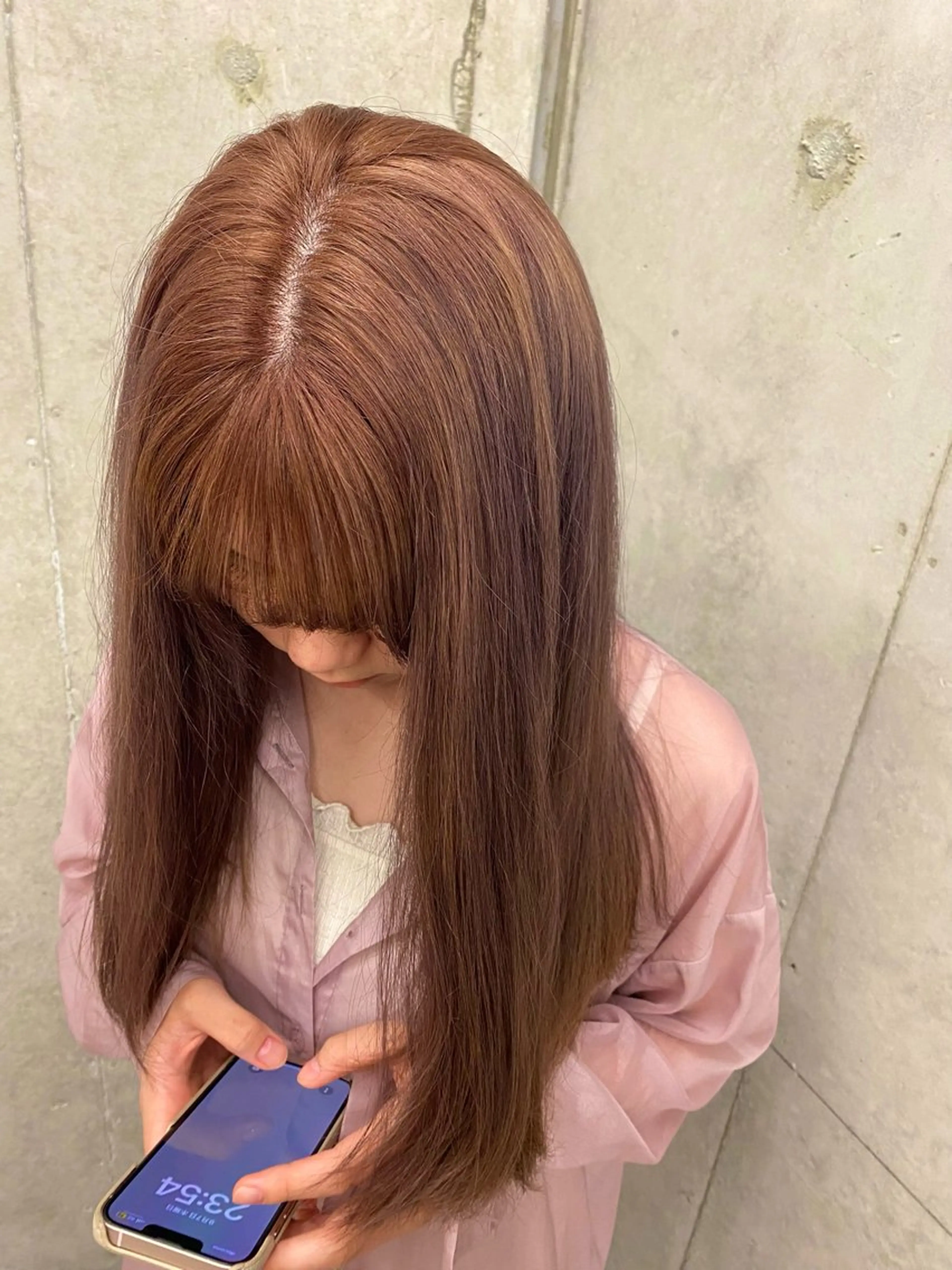 カラー ベージュカラー ブリーチ MIRYI ricoのヘアスタイル