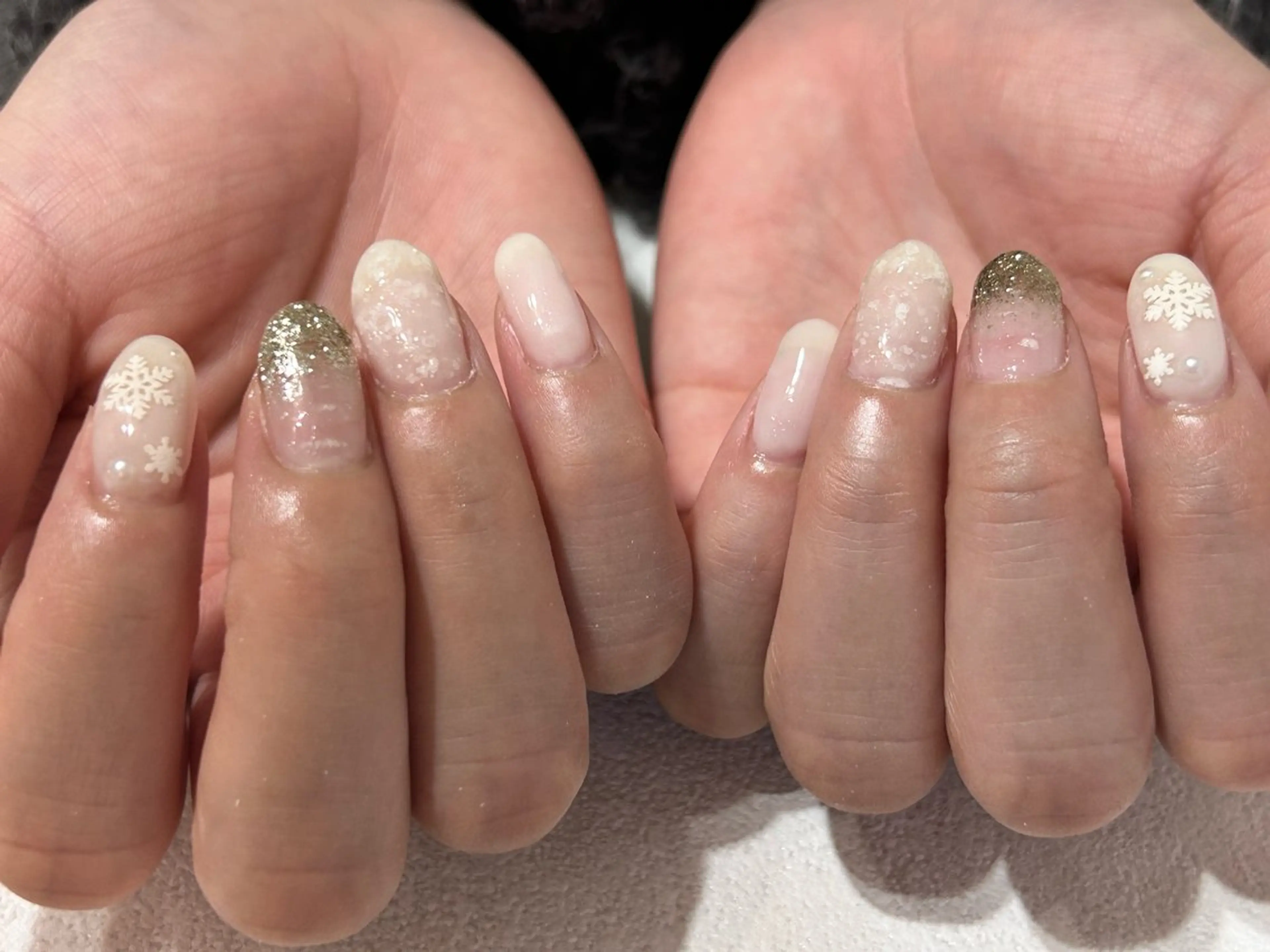 ネイル オーロラネイル フットネイル フレンチネイル ジェルネイル マグネットネイル kikinail 溝の口のネイルデザイン