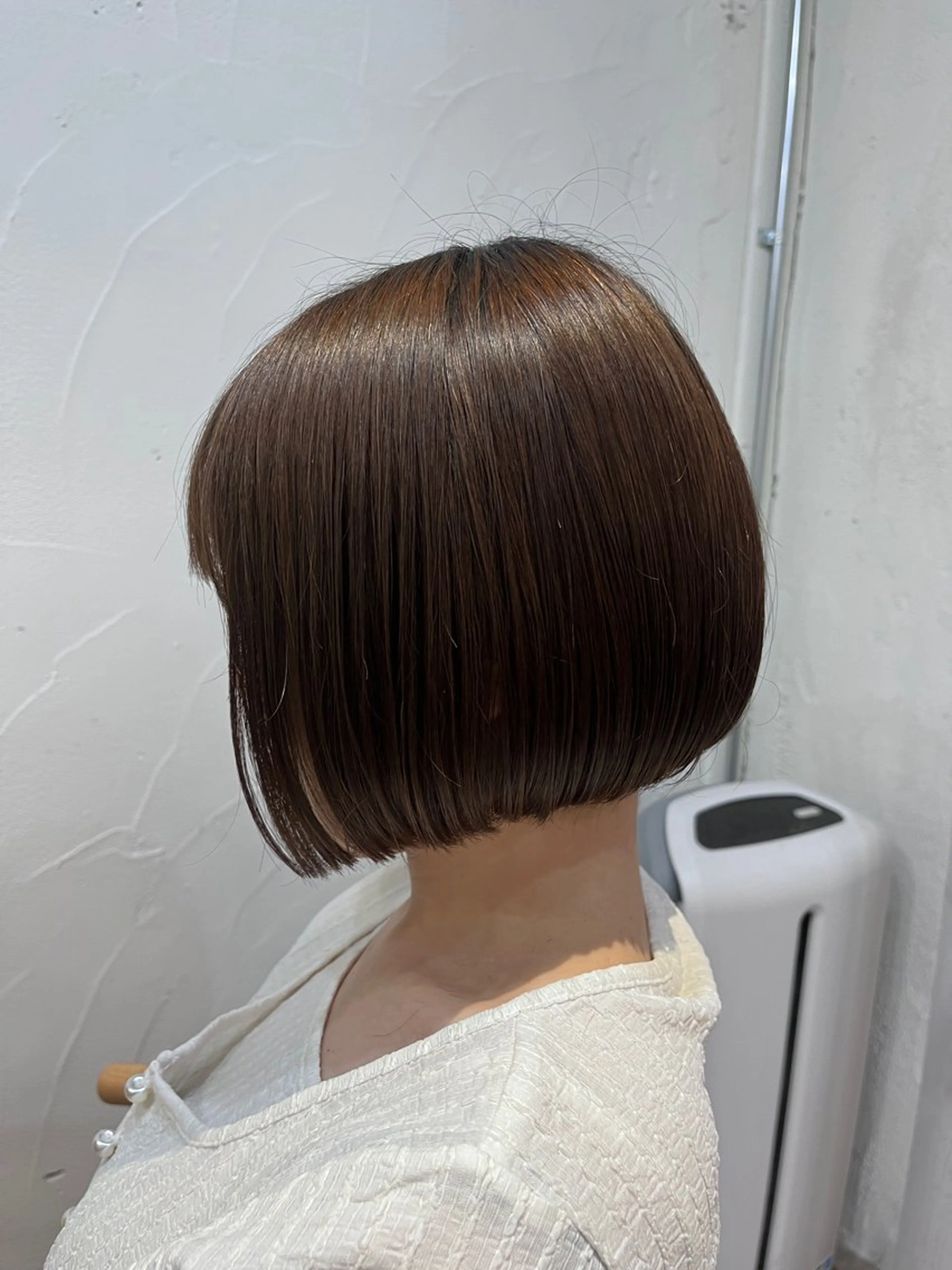 ミディアム ボブ 小顔ショート🦋 八巻ちさとのヘアスタイル