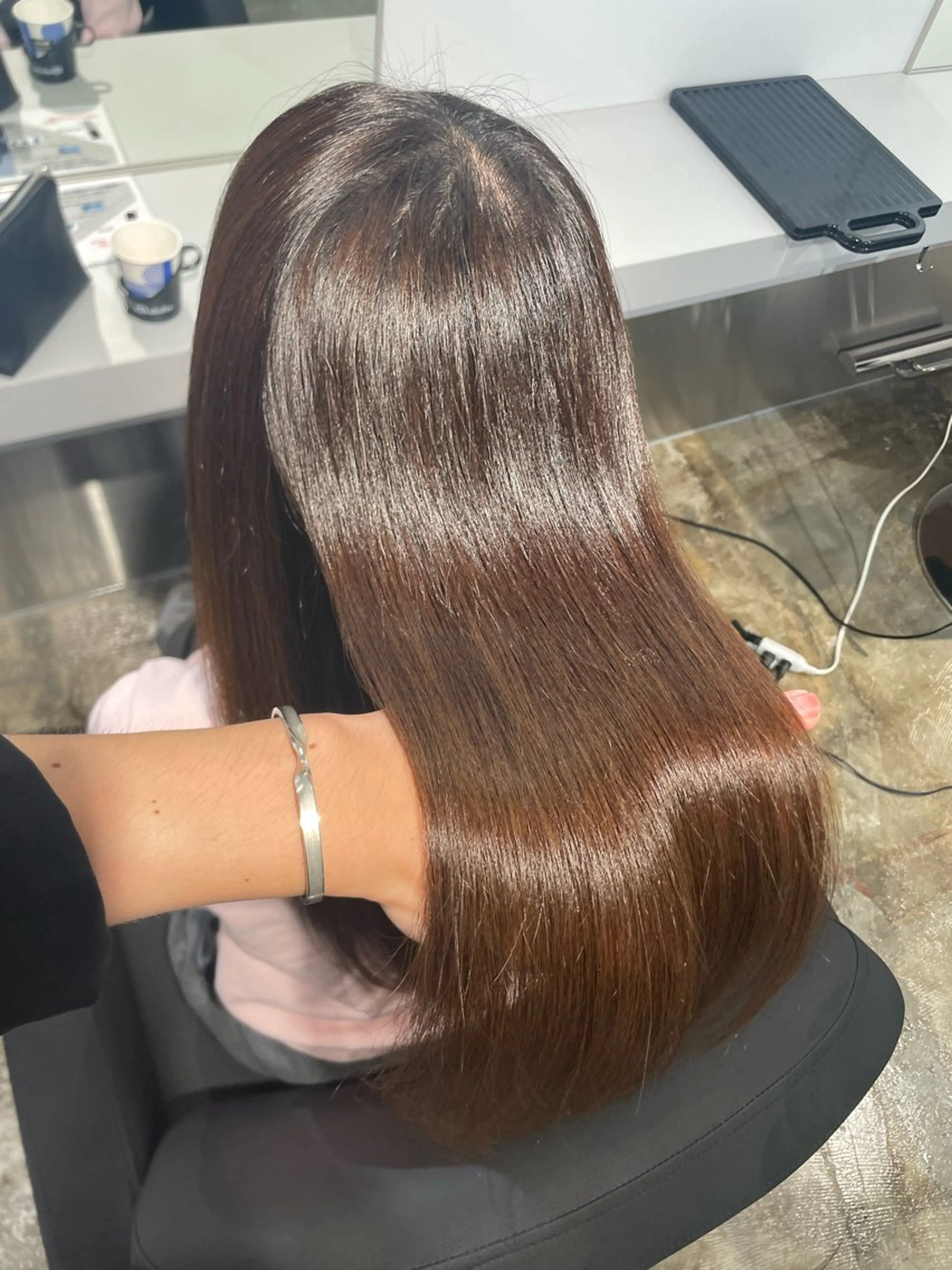 ロング 髪質改善 酸性ストレート 髪質改善/艶カラー Hiroakiのヘアスタイル