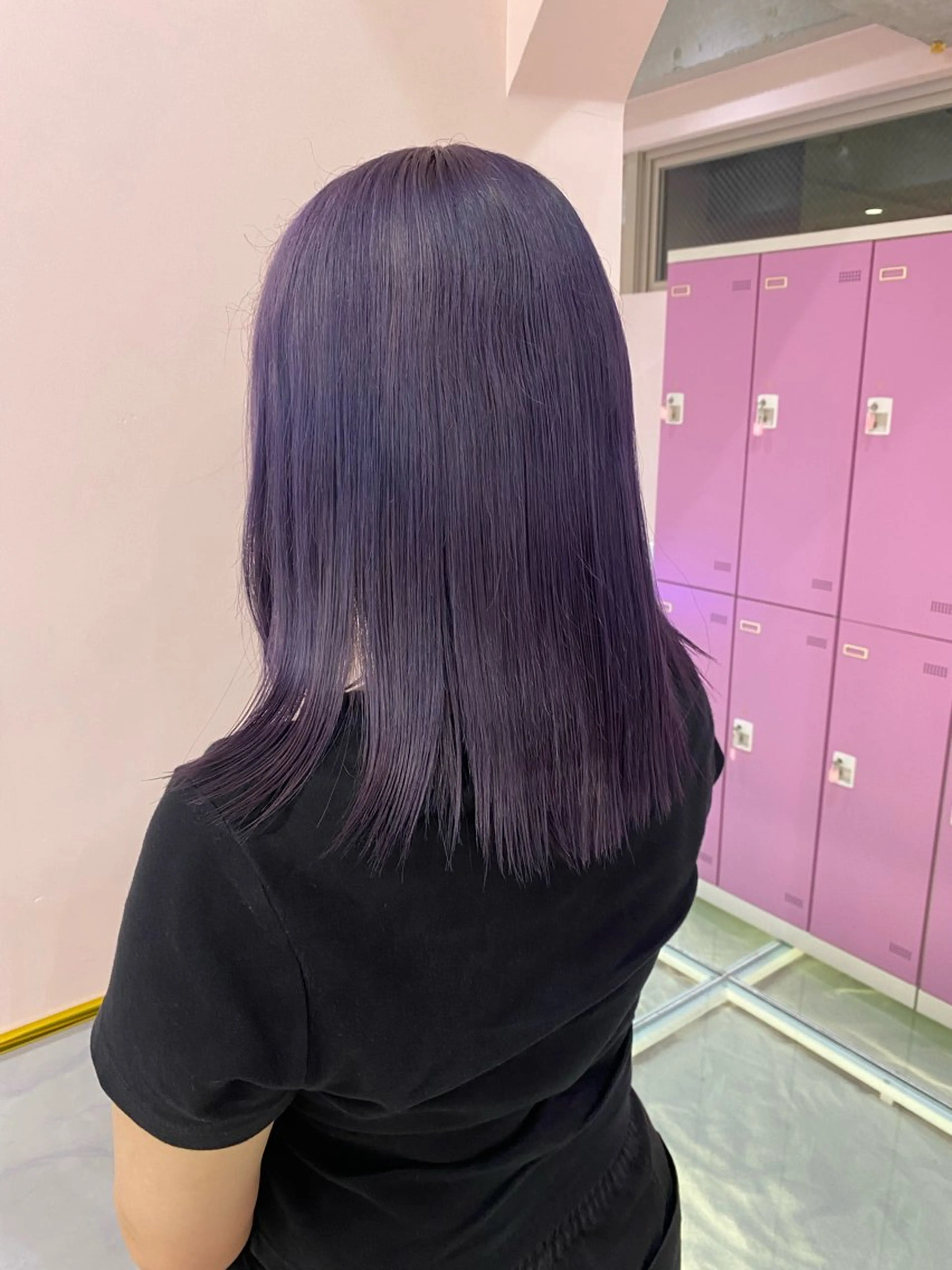 ミディアム カラー 美優🦕ツヤ髪 /ハイトーン🩶のヘアスタイル