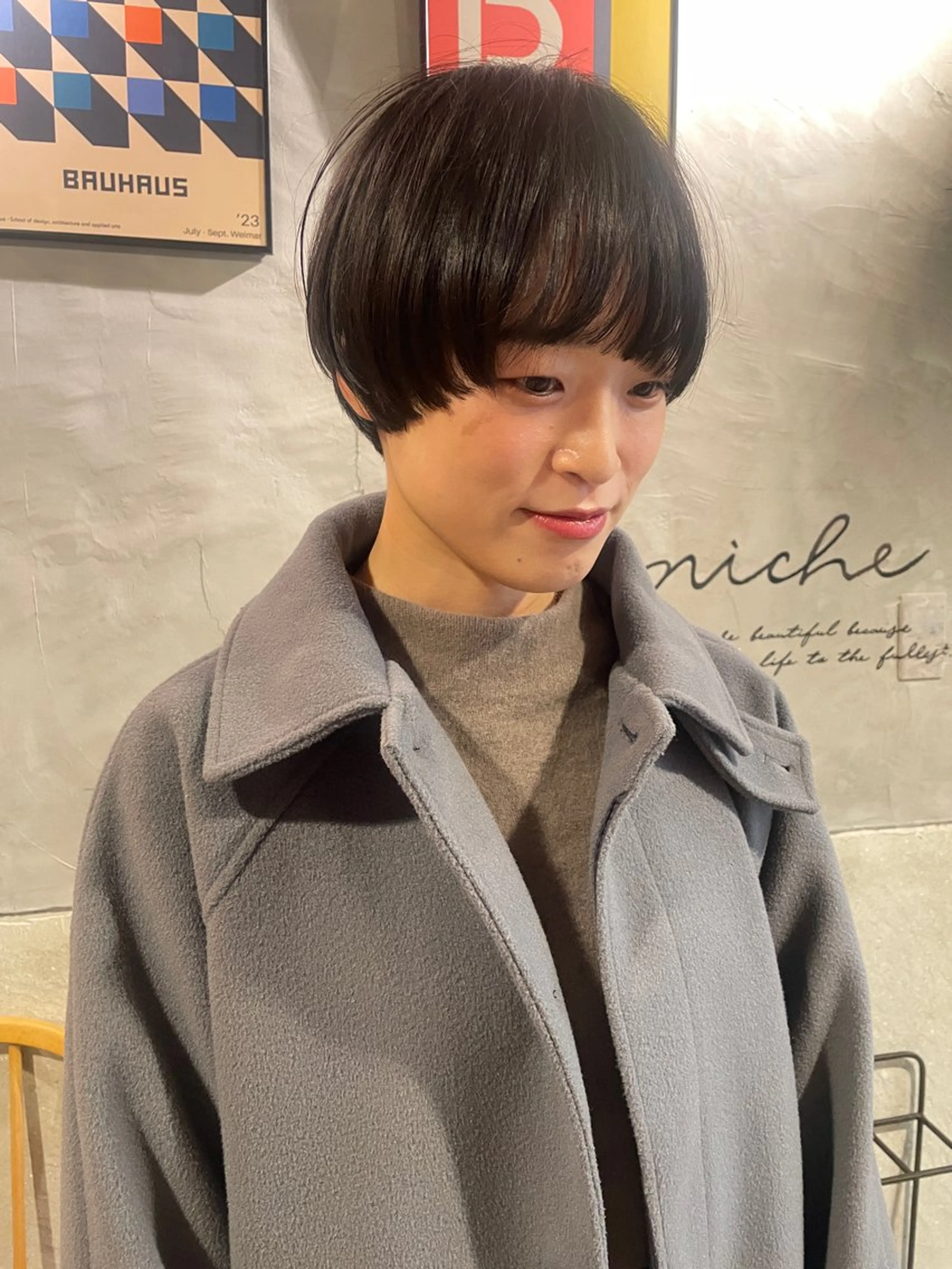 ショート ショートヘア カット さの あやねのヘアスタイル