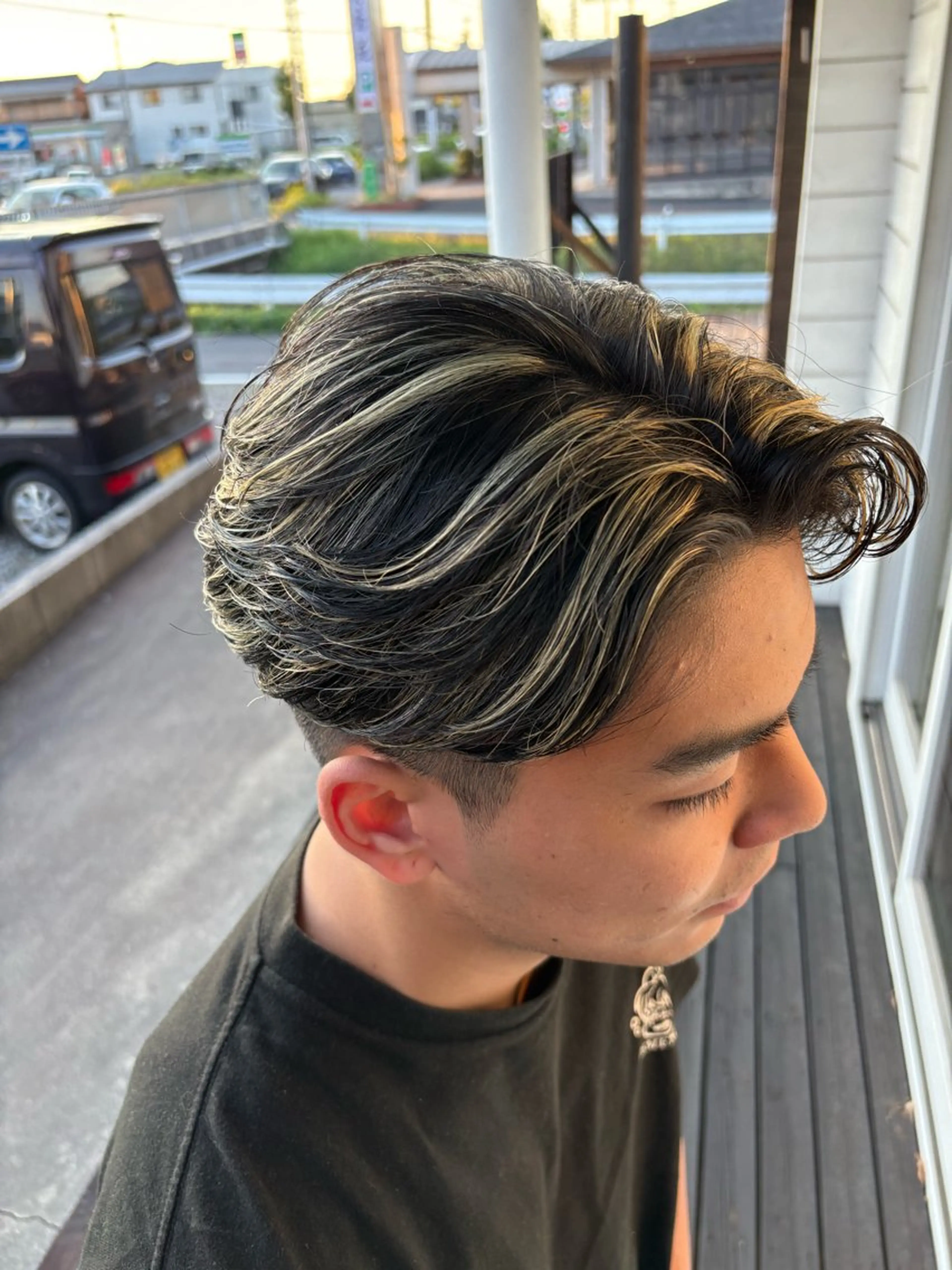 カラー メンズ メンズハイライト ハイライトカラー 【メンズ専門‼️】 中林良嘉のヘアスタイル