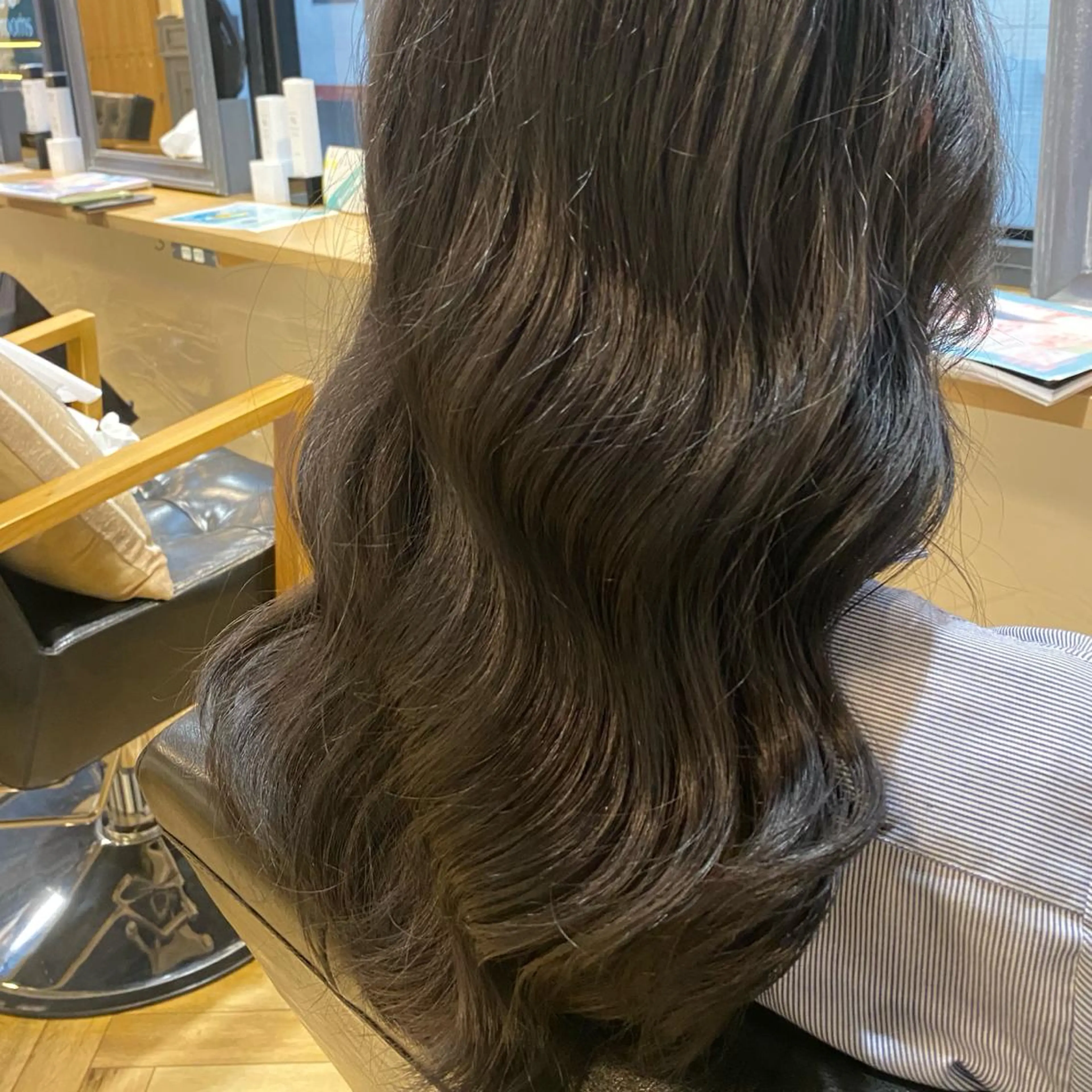 ロング カラー 艶カラー/韓国顔周り 🎀mamiのヘアスタイル