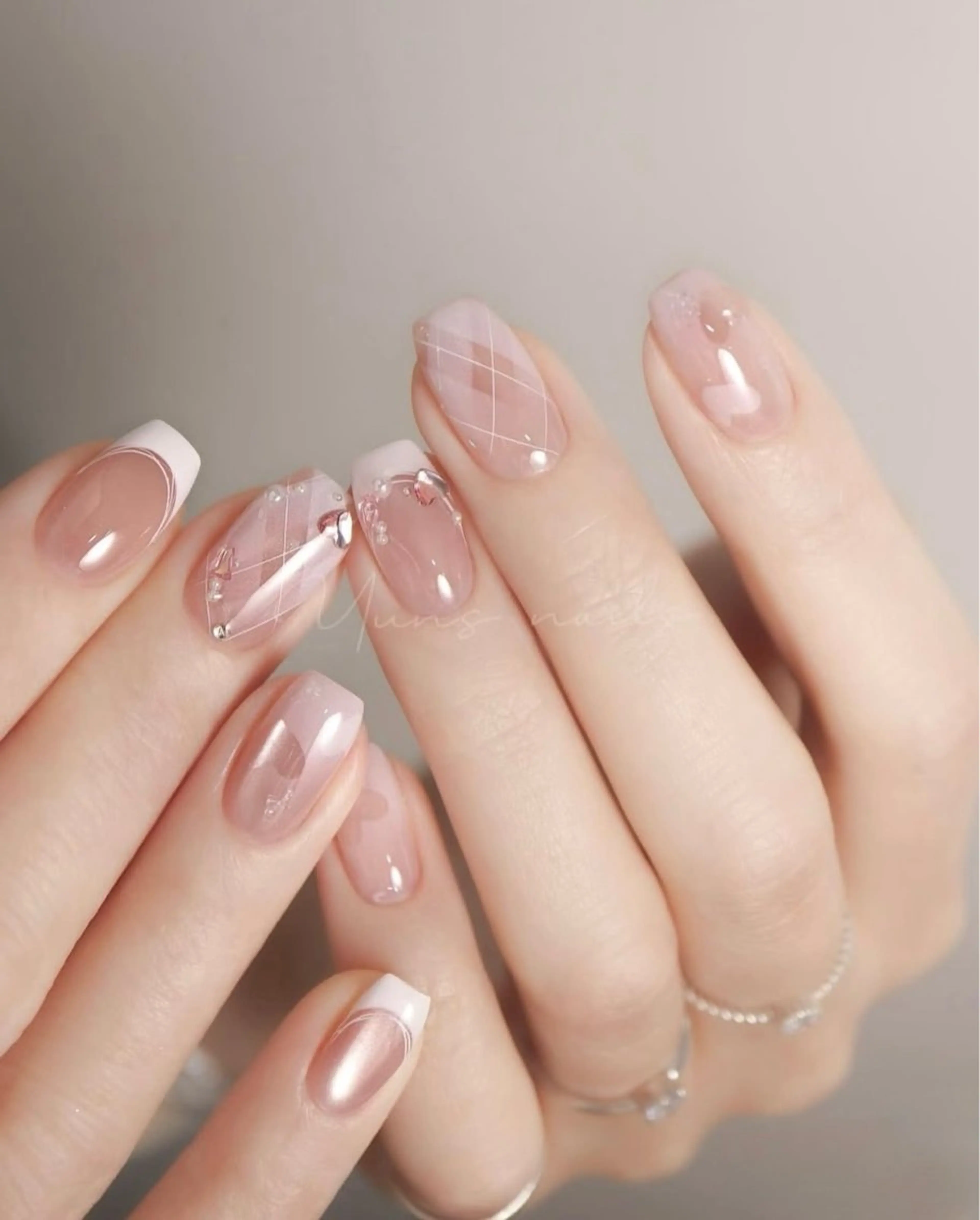 ネイル ハンドネイル 🩵Minmin nail salonのネイルデザイン