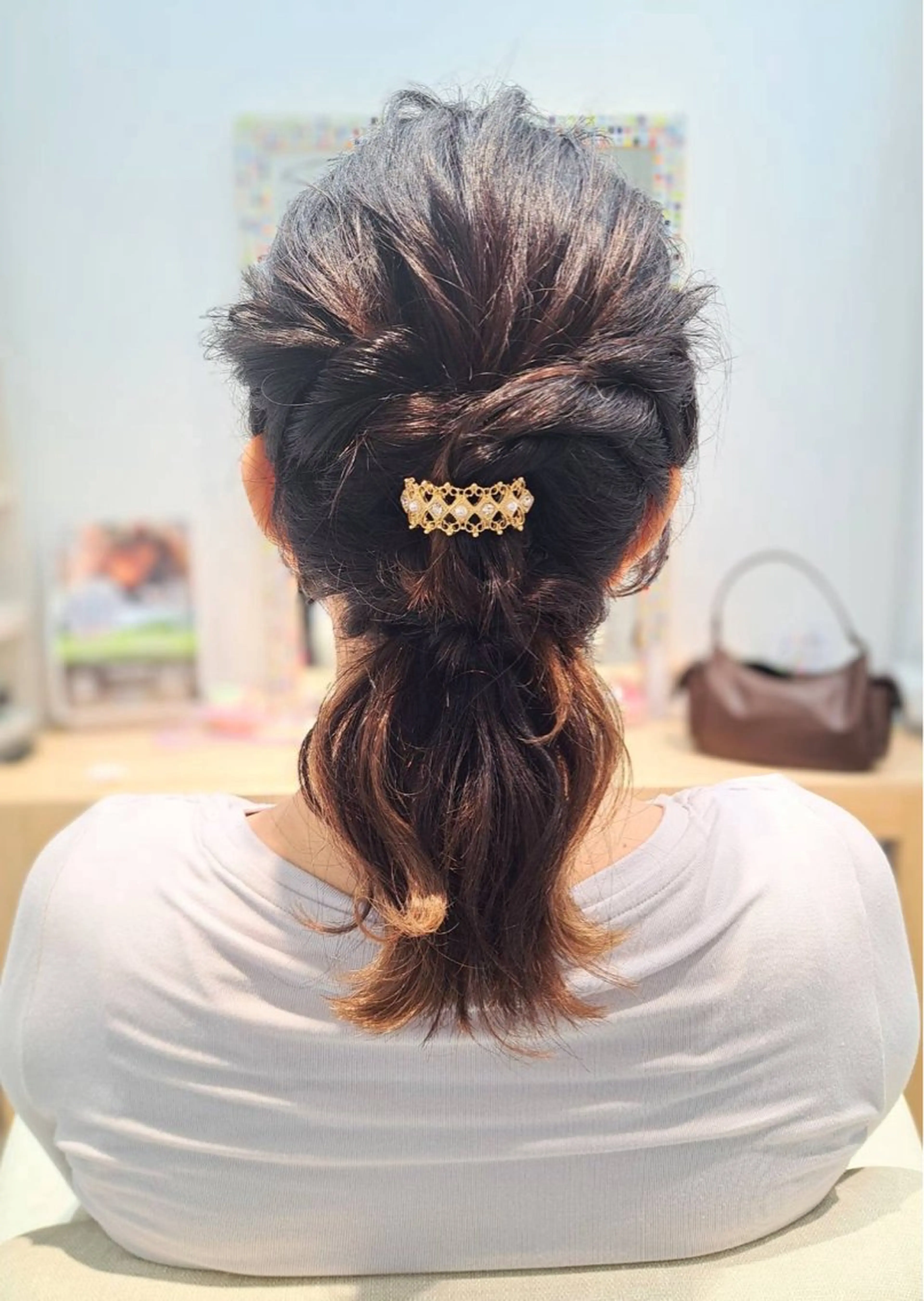 ミディアム ヘアアレンジ mairo【船橋】 /あいのヘアスタイル