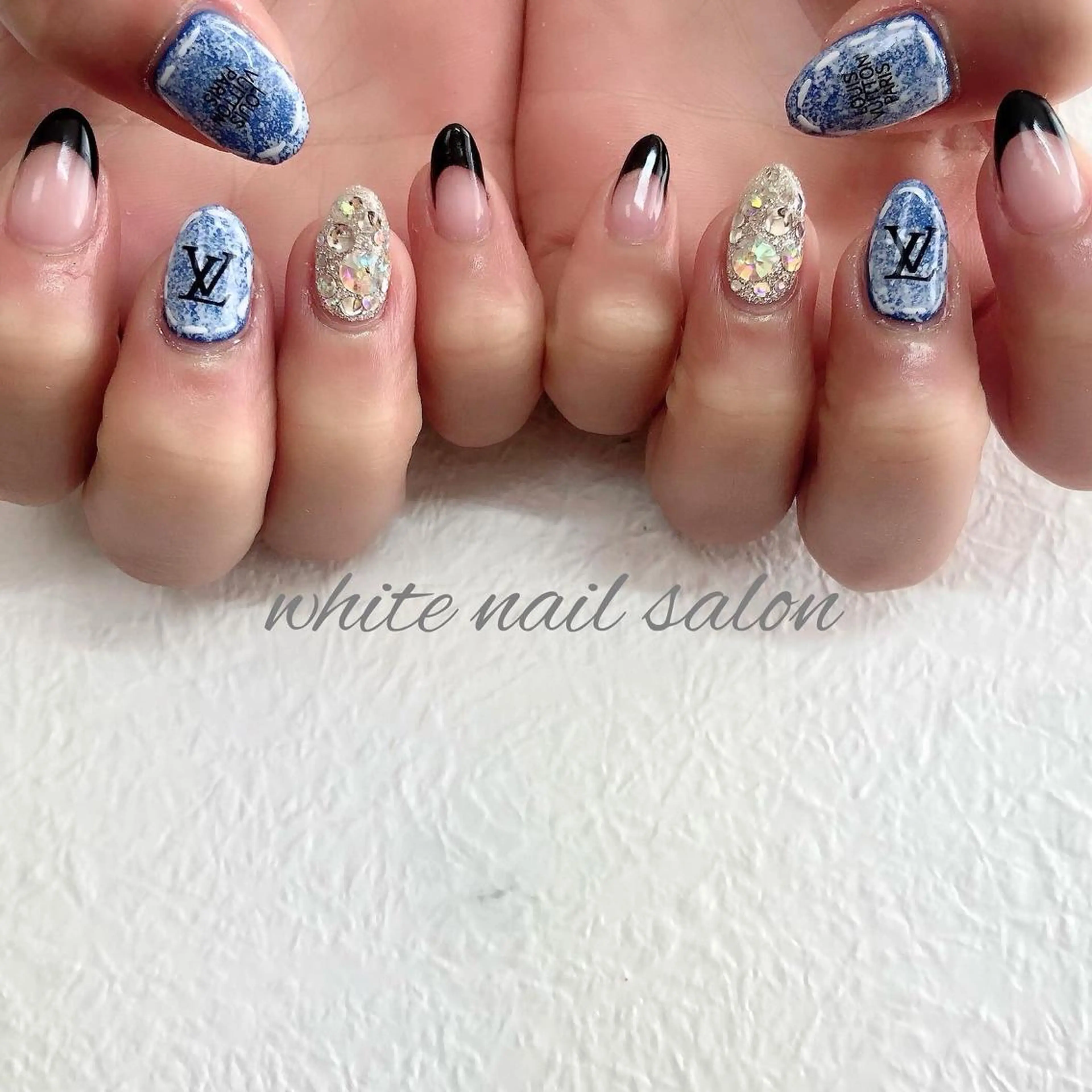 ネイル ジェルネイル ハードジェル 持ち込み ソフトジェル ハンドネイル white nail salonのネイルデザイン