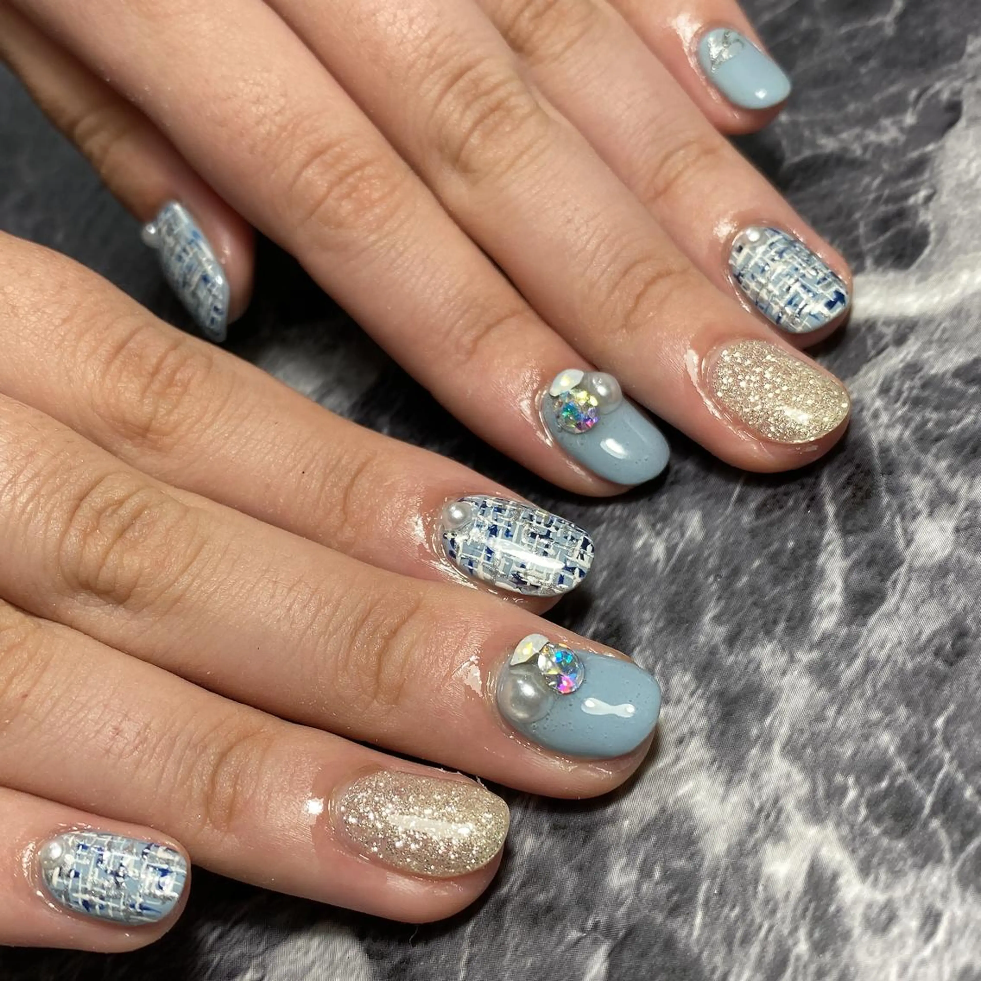 ネイル ジェルネイル しば まなみのネイルデザイン