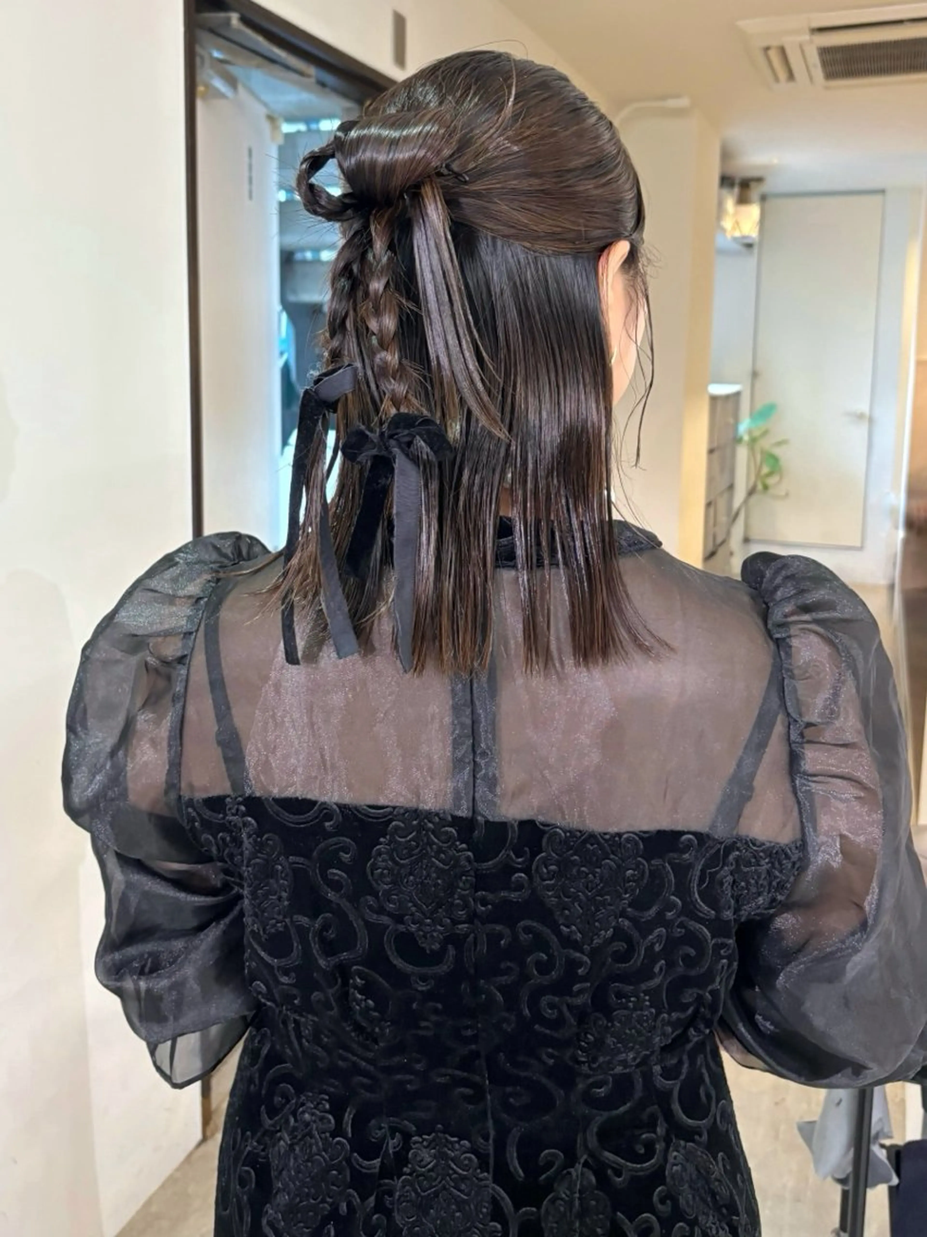 ヘアセット mizuki/ピンク ベージュ.レイヤーのヘアスタイル