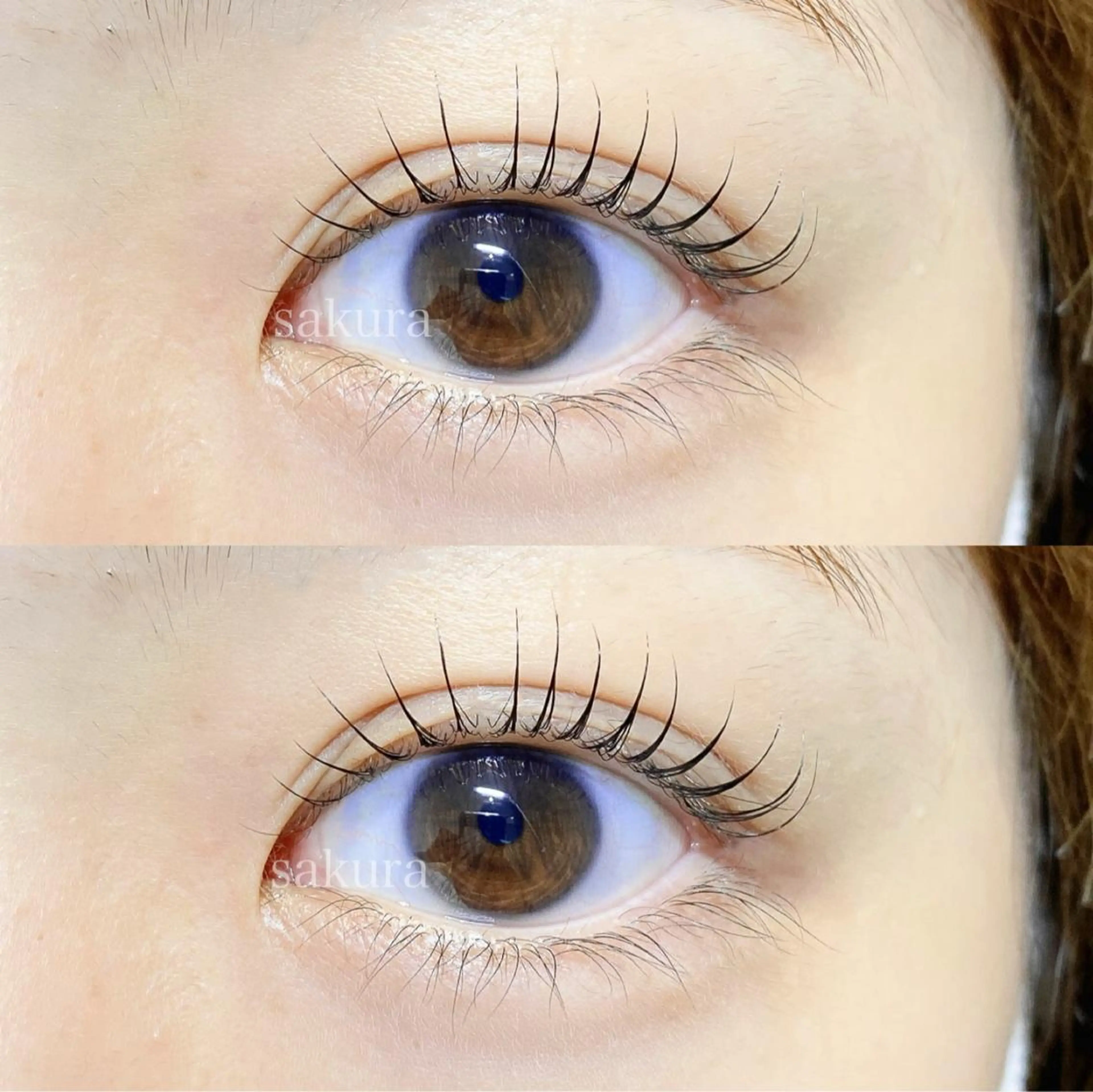 セミロング カラー ネイル マツエク・マツパ アイブロウ GO TODAY SHAiRE SALON 新宿Ciel店所属・似合わせまつ毛🫧 さくら🌸のマツエク・マツパデザイン