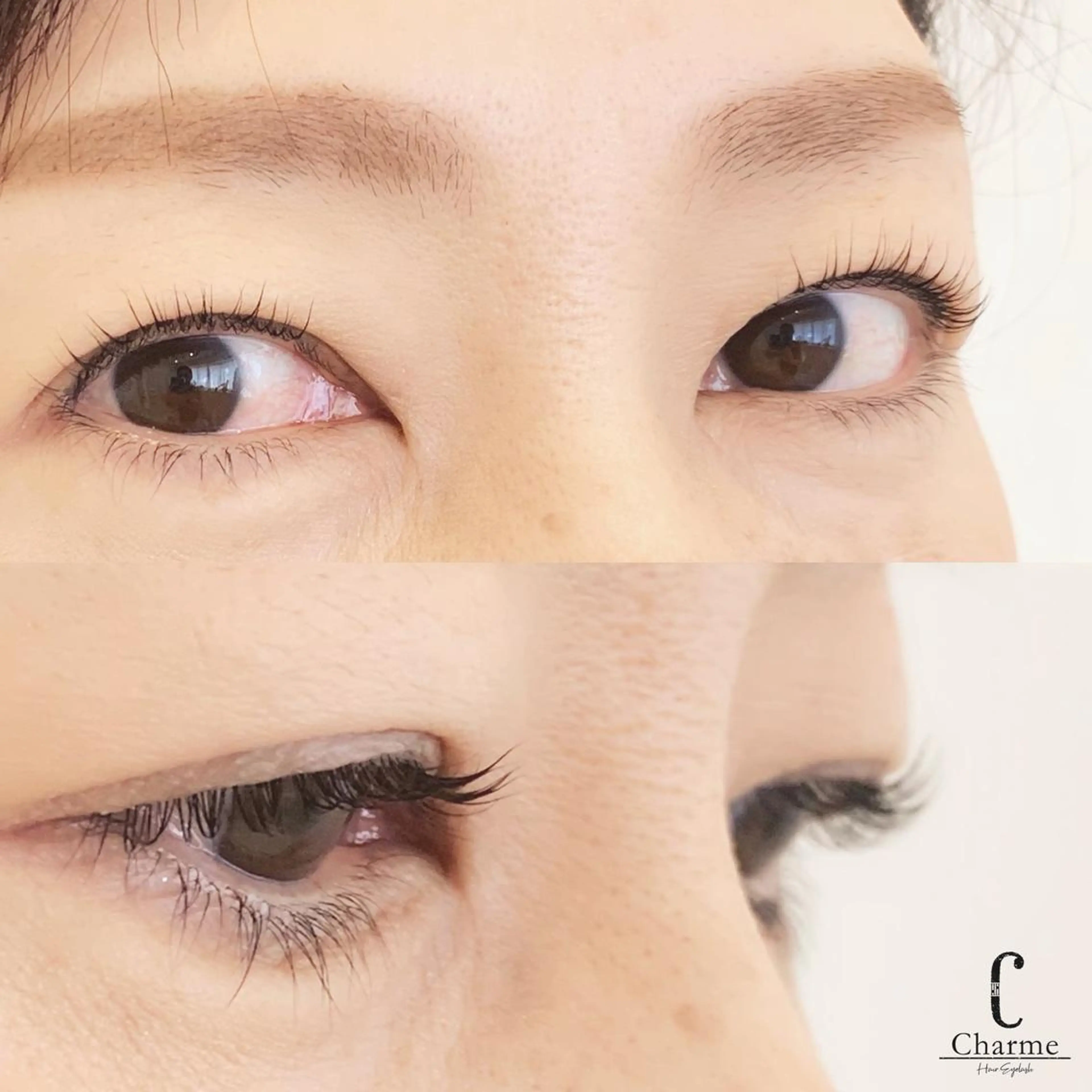 マツエク・マツパ アッパーリフトカール 完全個室‼︎Charme(シャルム)美容室併設eyelashサロン所属・【Charme 】 シャルムのマツエク・マツパデザイン