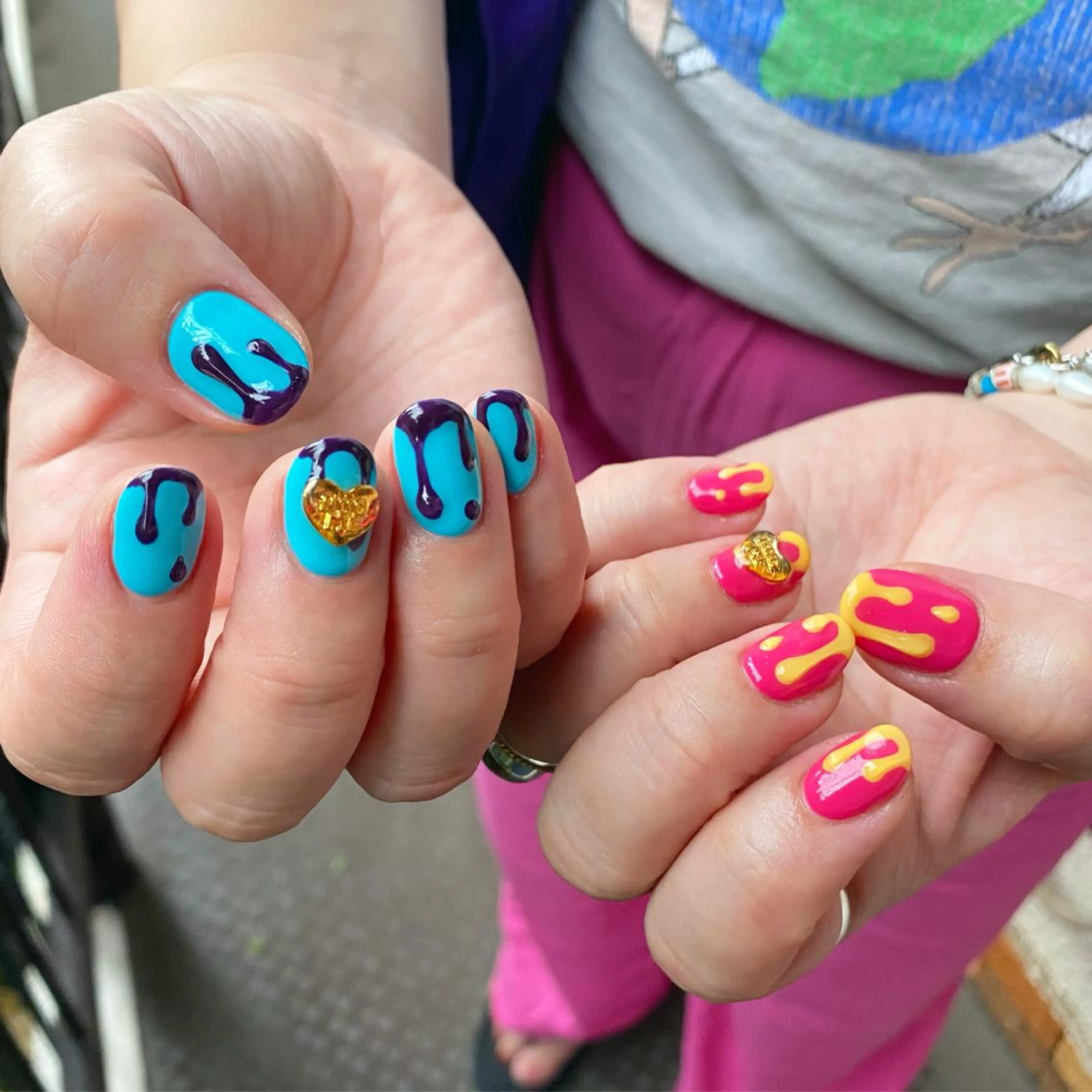 ネイル アートネイル オーロラネイル 韓国ネイル ニュアンスネイル ワンカラーネイル To Me Nail所属・🩵 mei🩵のネイルデザイン