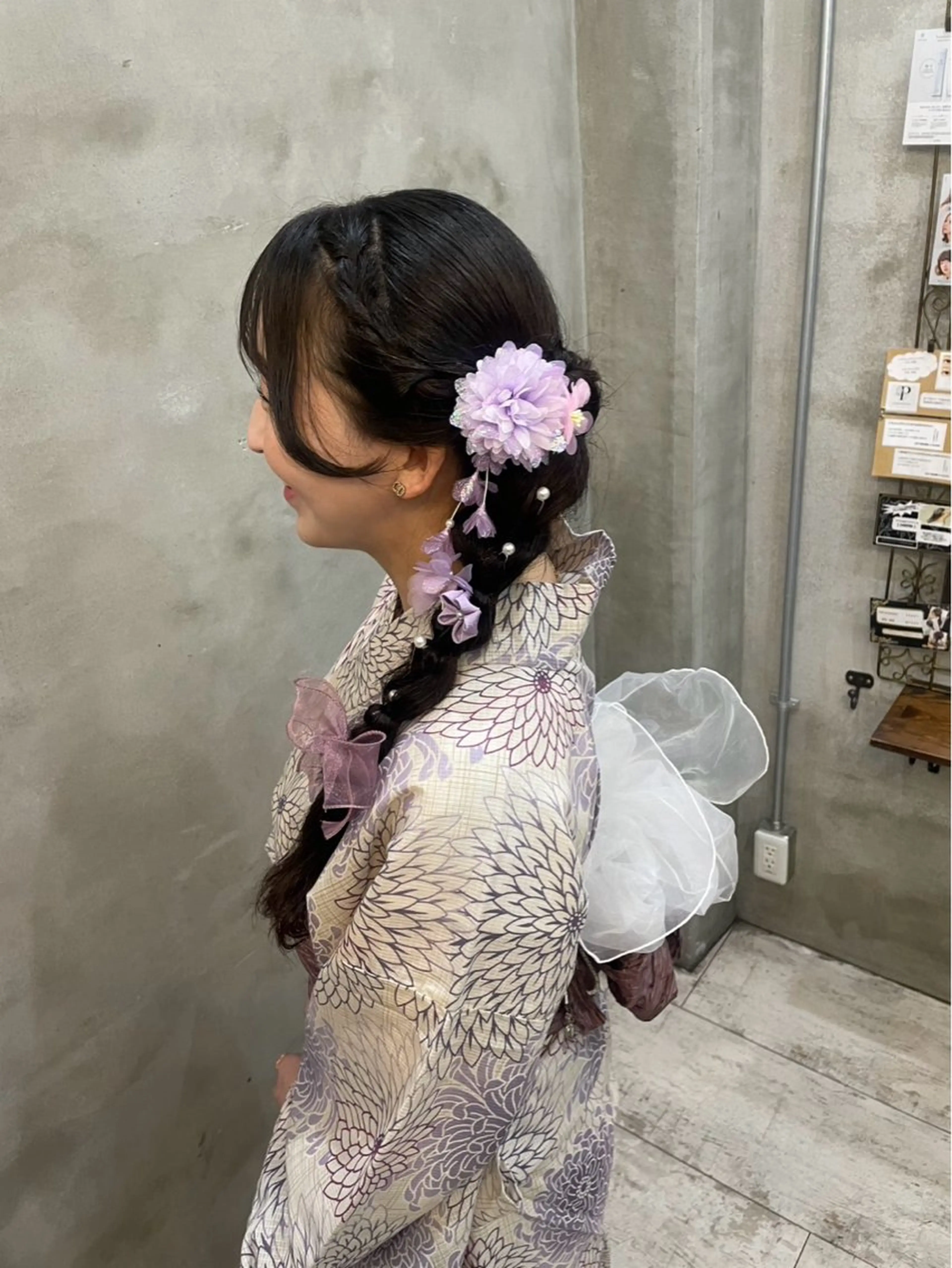 ロング ヘアアレンジ ヘアセット メンズ/ヘアセット/ 顔周りレイヤー/💶のヘアスタイル