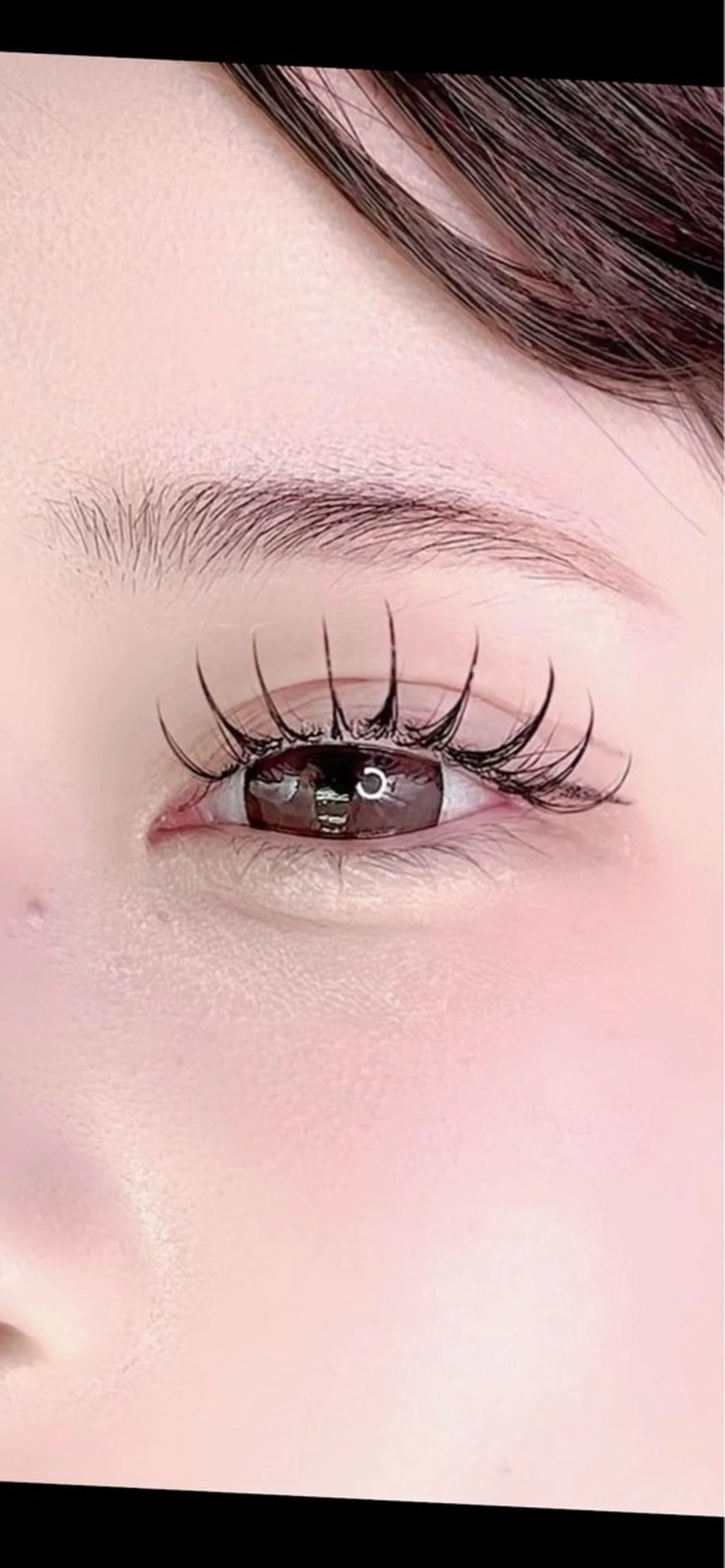 ボリュームラッシュ🩶80束-片目40本⚠️練習モデル⚠️必ず注意事項をご確認ください⚠️予約はリクエストから🙇‍♀️の写真