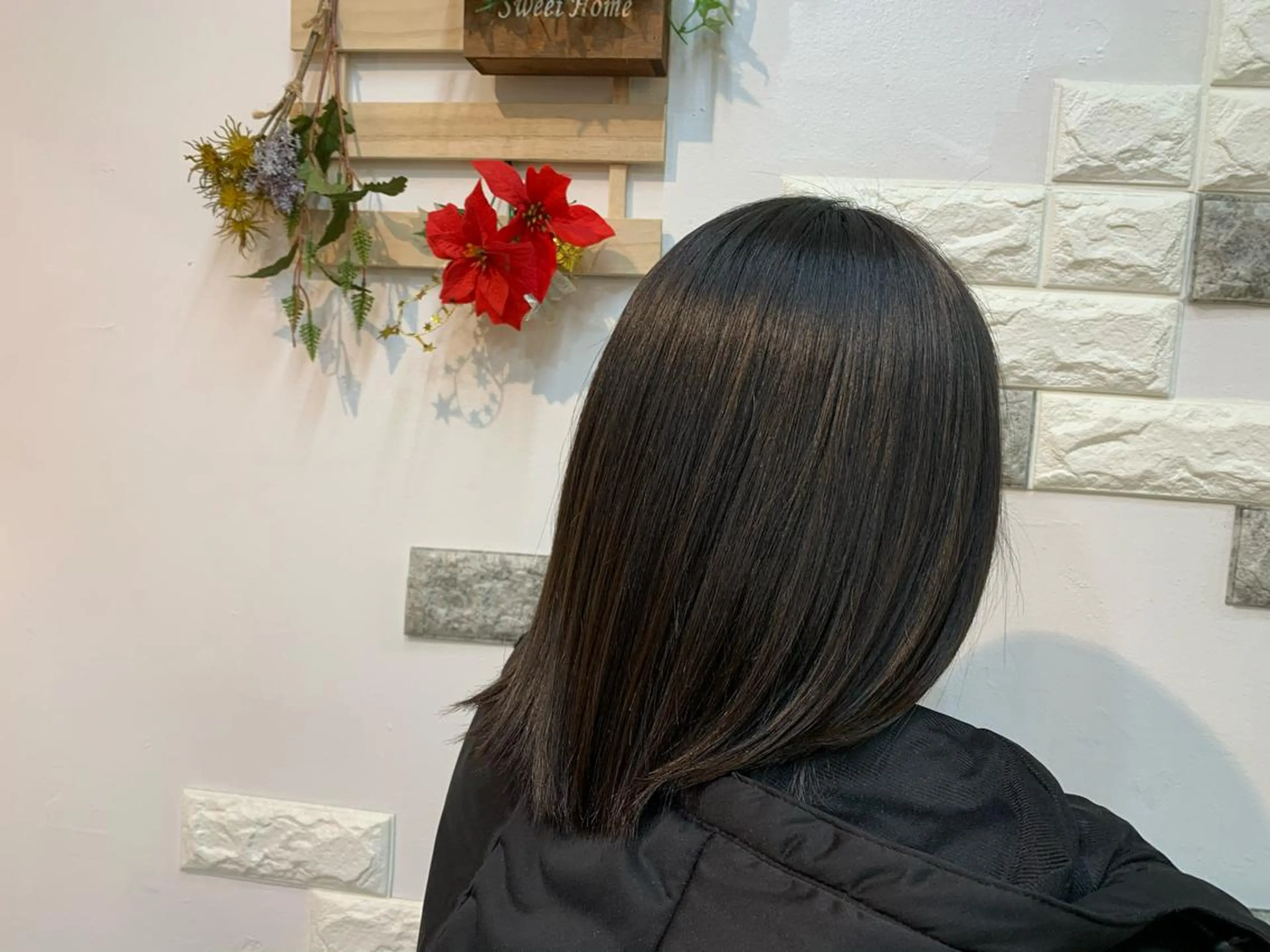 ミディアム 大人女性ぼかし メンズ強化🦙平作のヘアスタイル