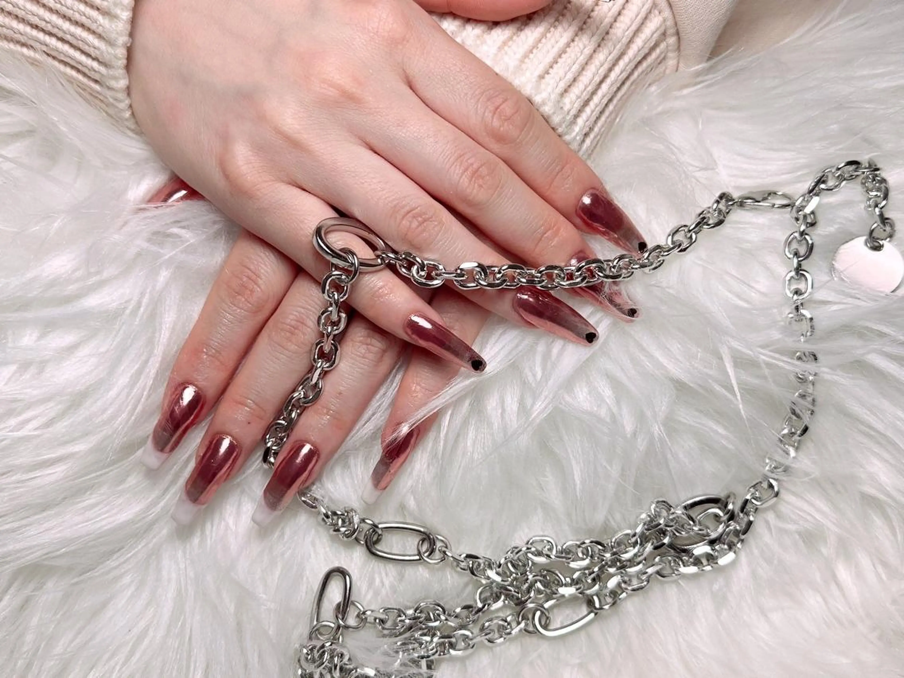 ネイル H3 Nail Tsuki🦋💙のネイルデザイン