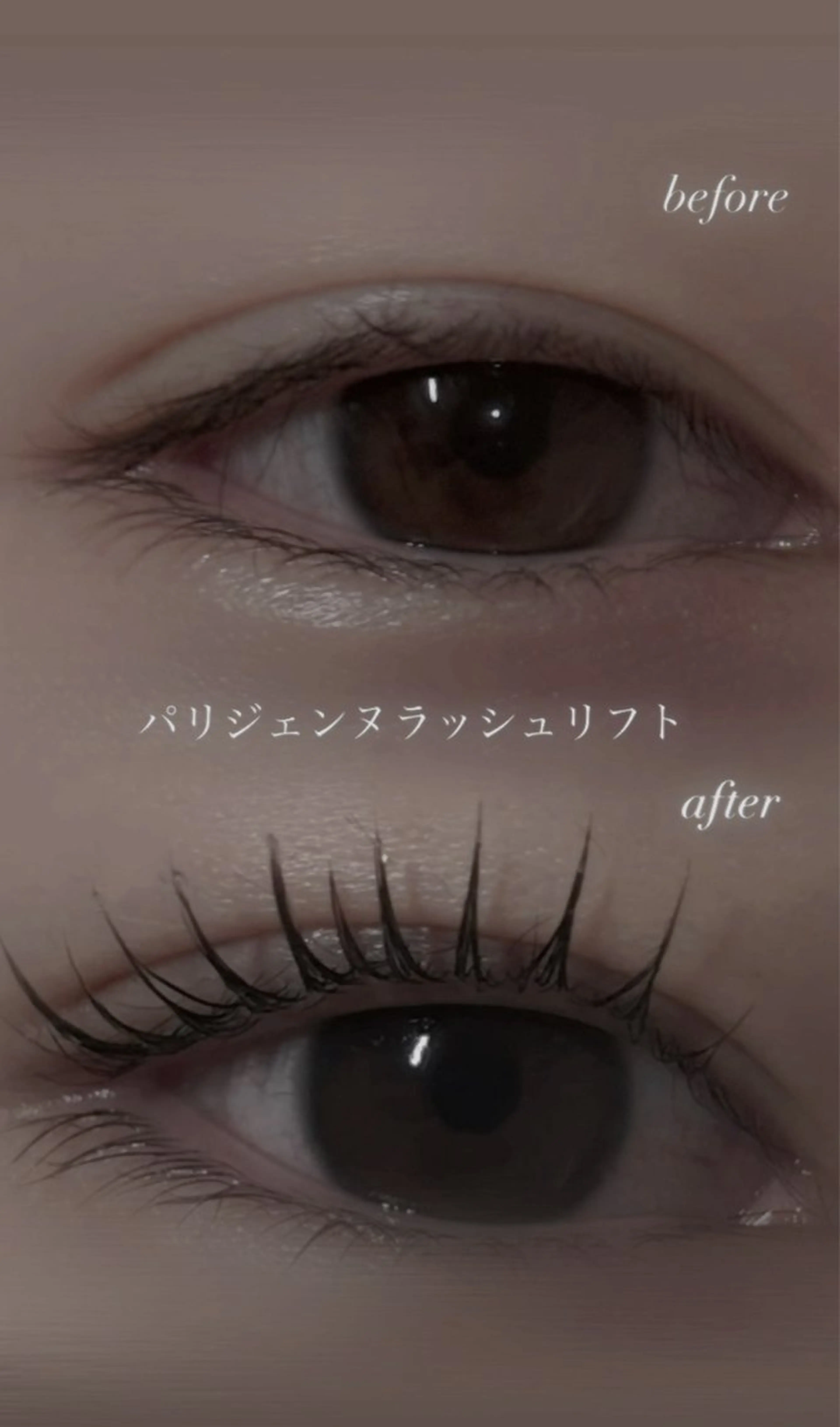 マツエク・マツパ パリジェンヌラッシュリフト 仲尾 奏音のマツエク・マツパデザイン