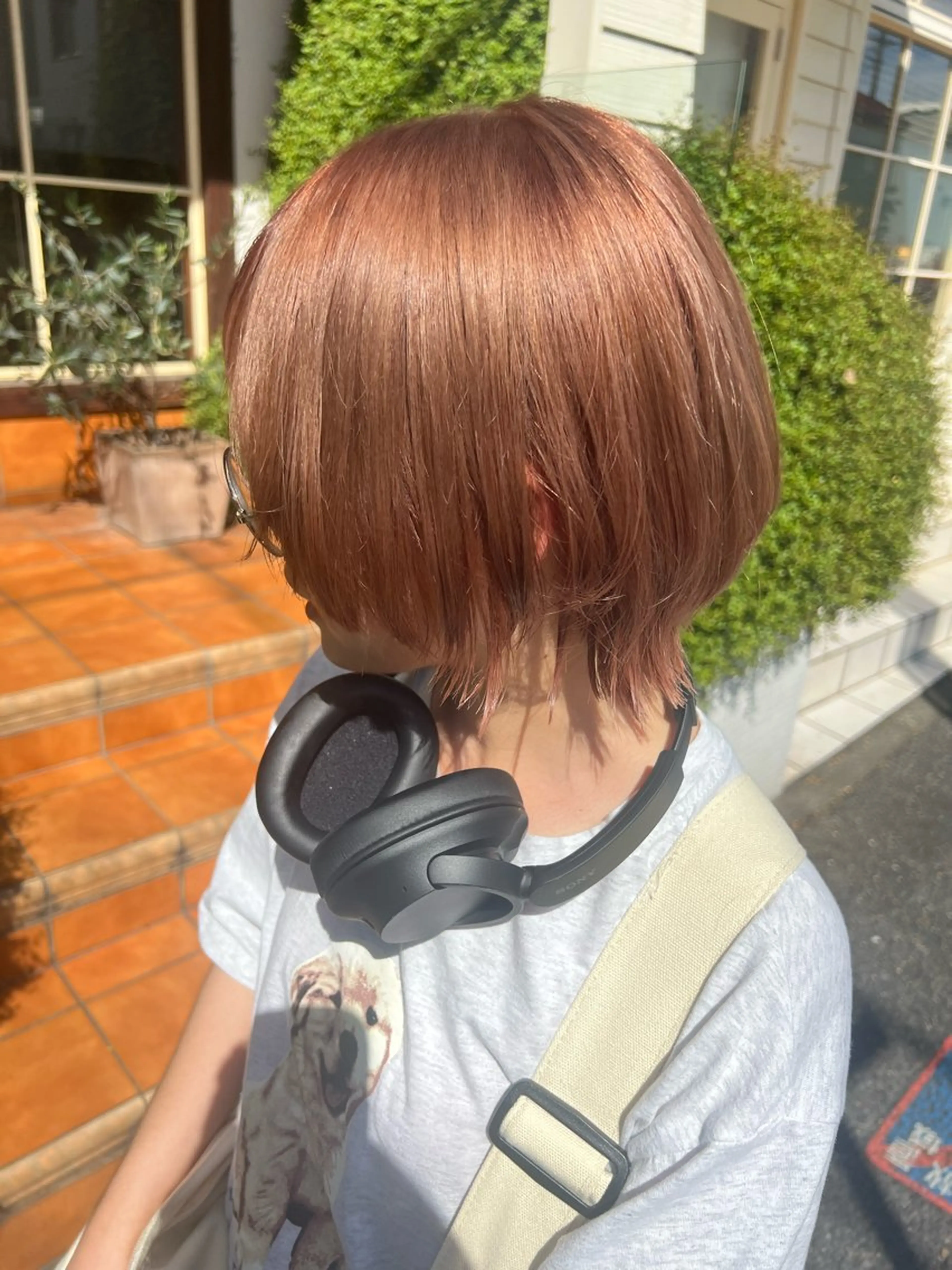 ショート ヘアカラー トリートメント 中村 未夢のヘアスタイル