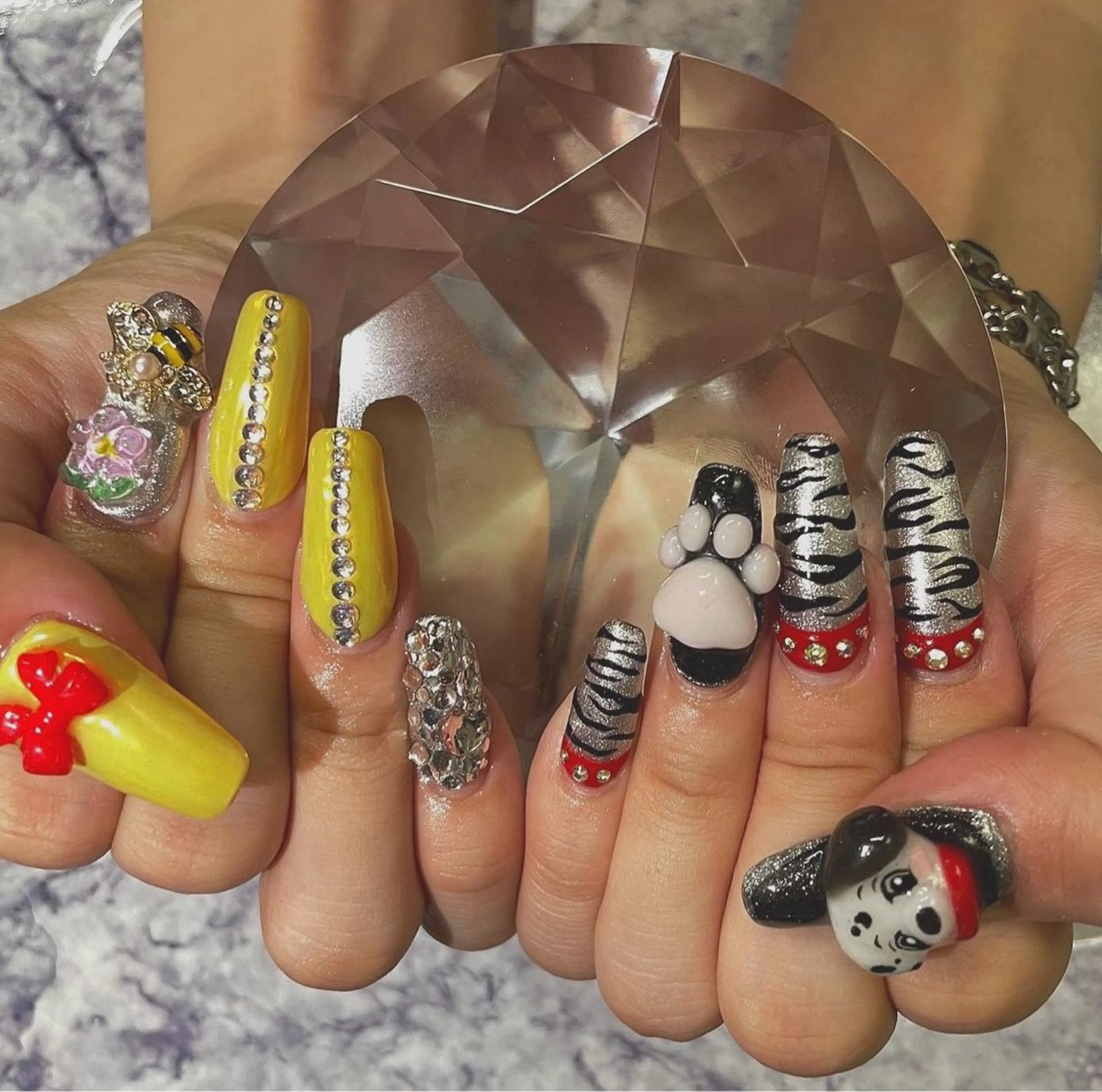 ❤️スカルプ❤️ ご新規様は500円OFF✨✨デザイン両手合わせて4️⃣本★オフ無しケア込み★の写真