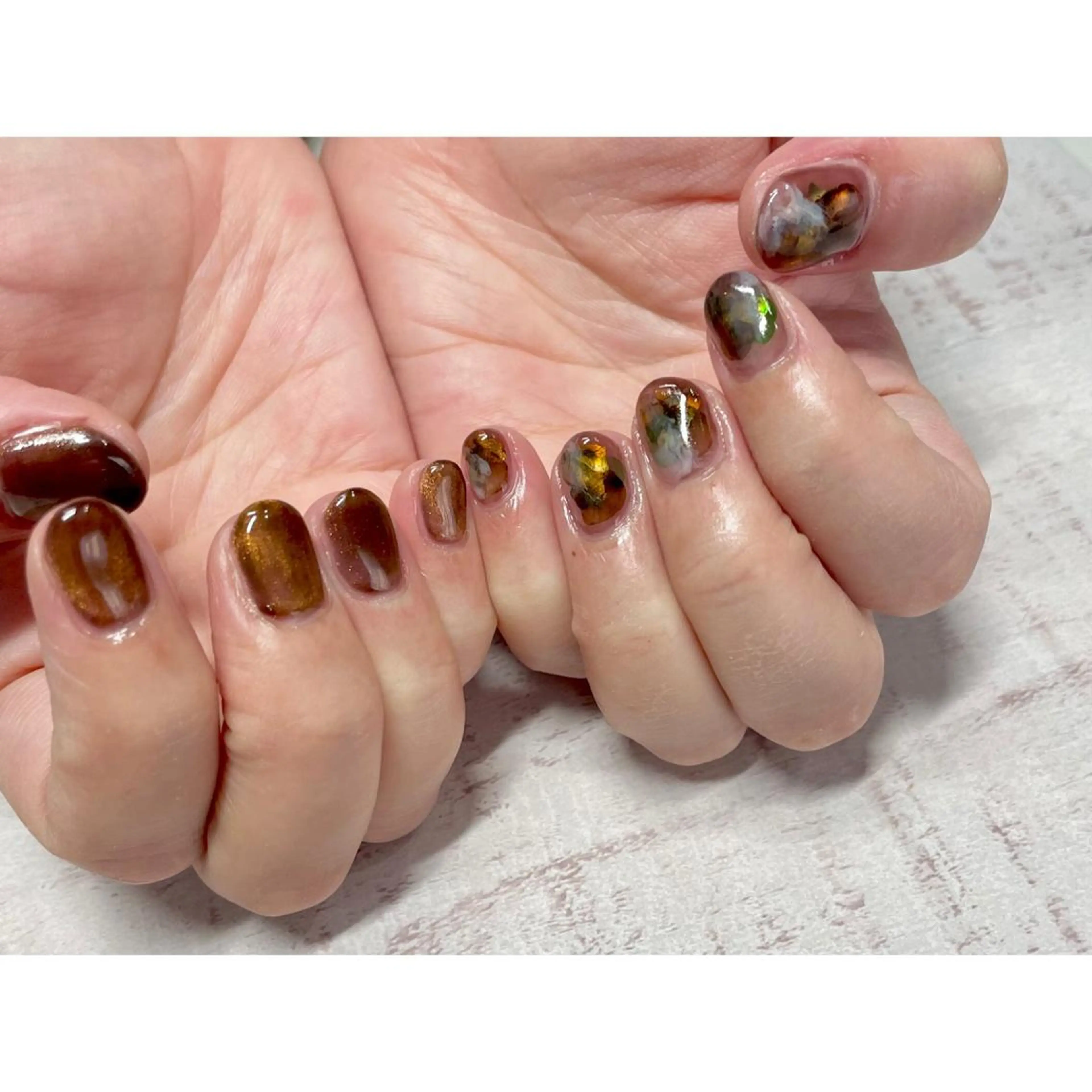 ネイル 𖡼 yumenoのネイルデザイン