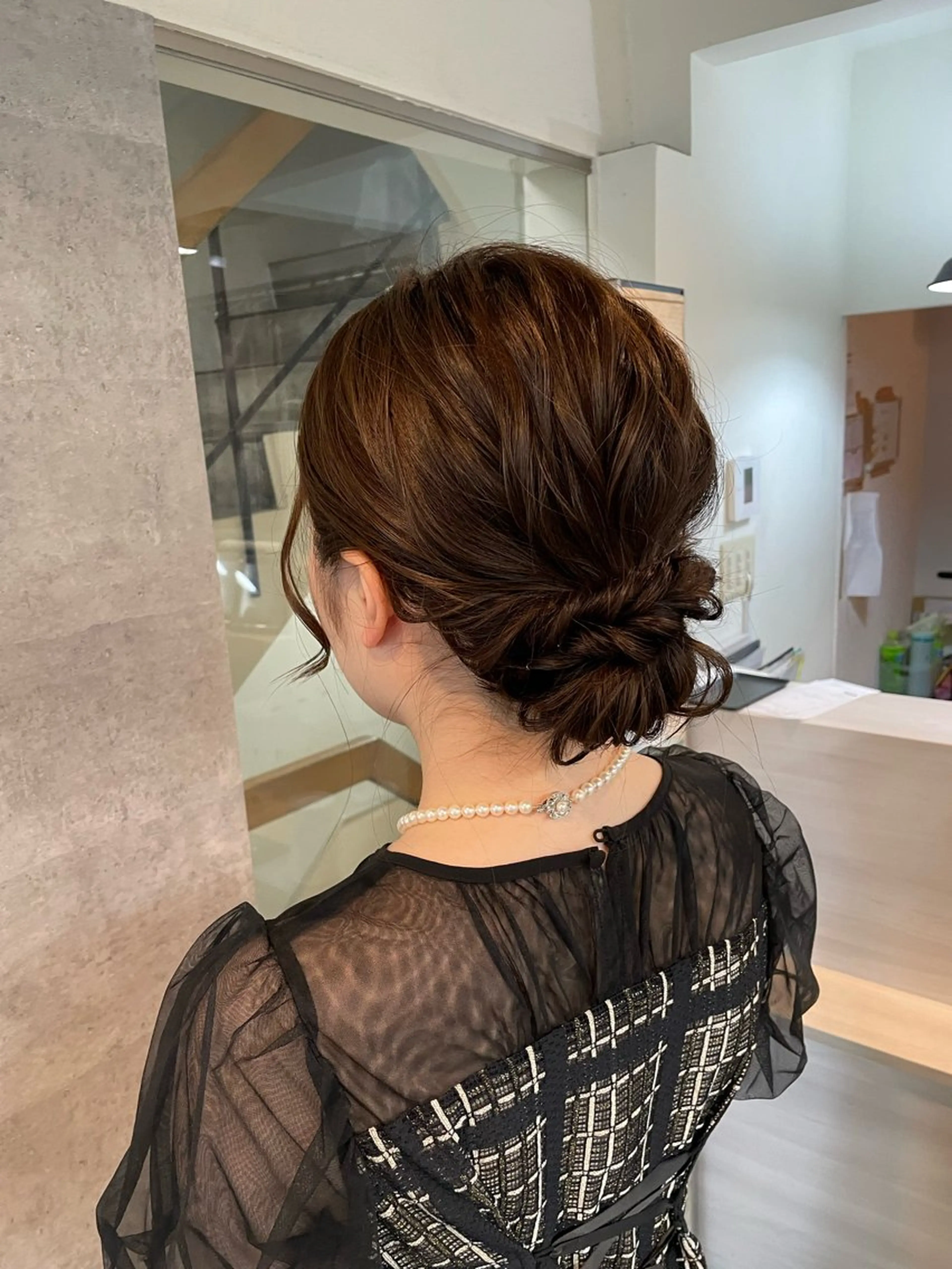 ヘアアレンジ ヘアセット 金城 二千夏のヘアスタイル