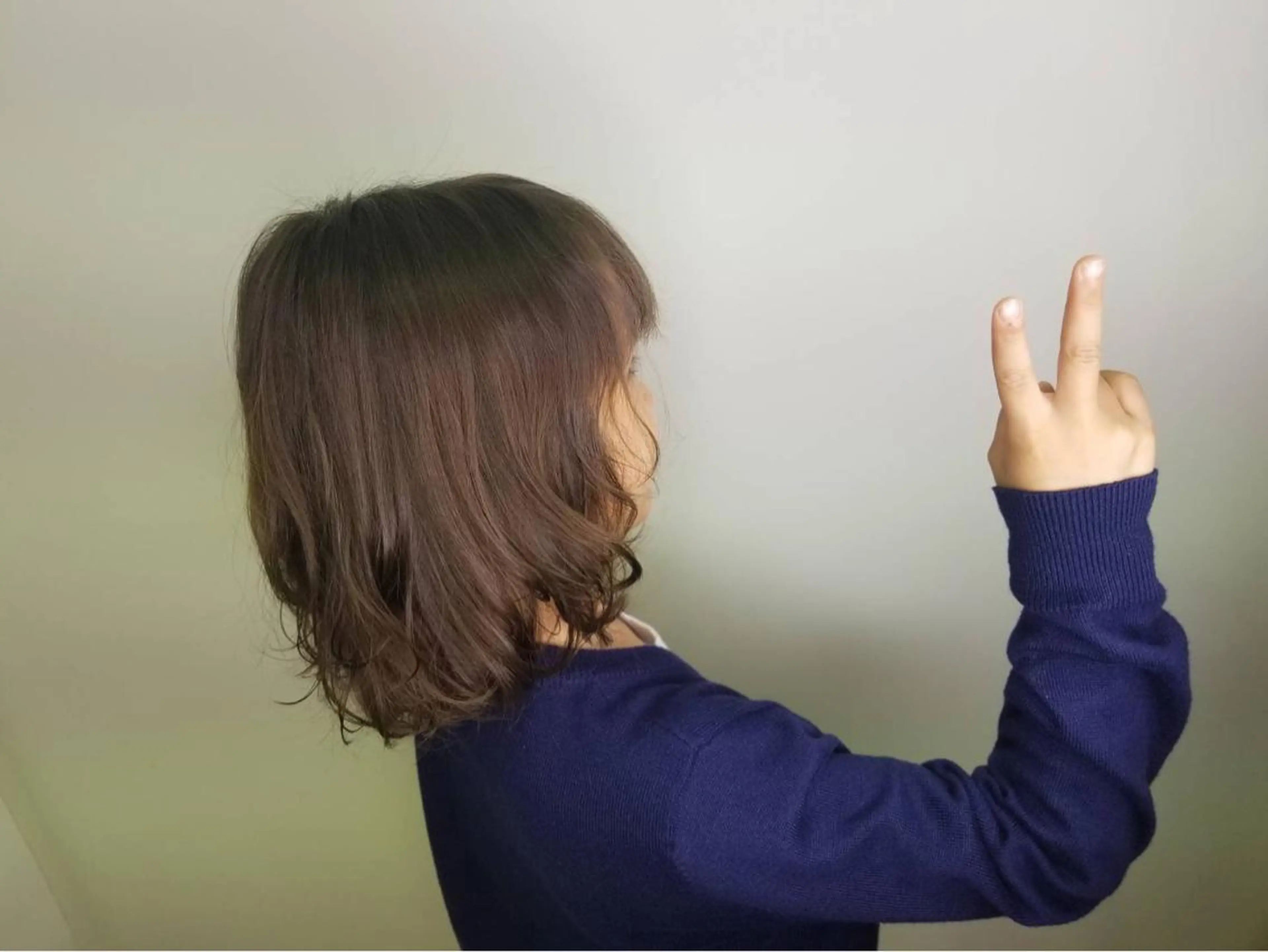 ミディアム パーマ キッズ 今村 愛美のヘアスタイル