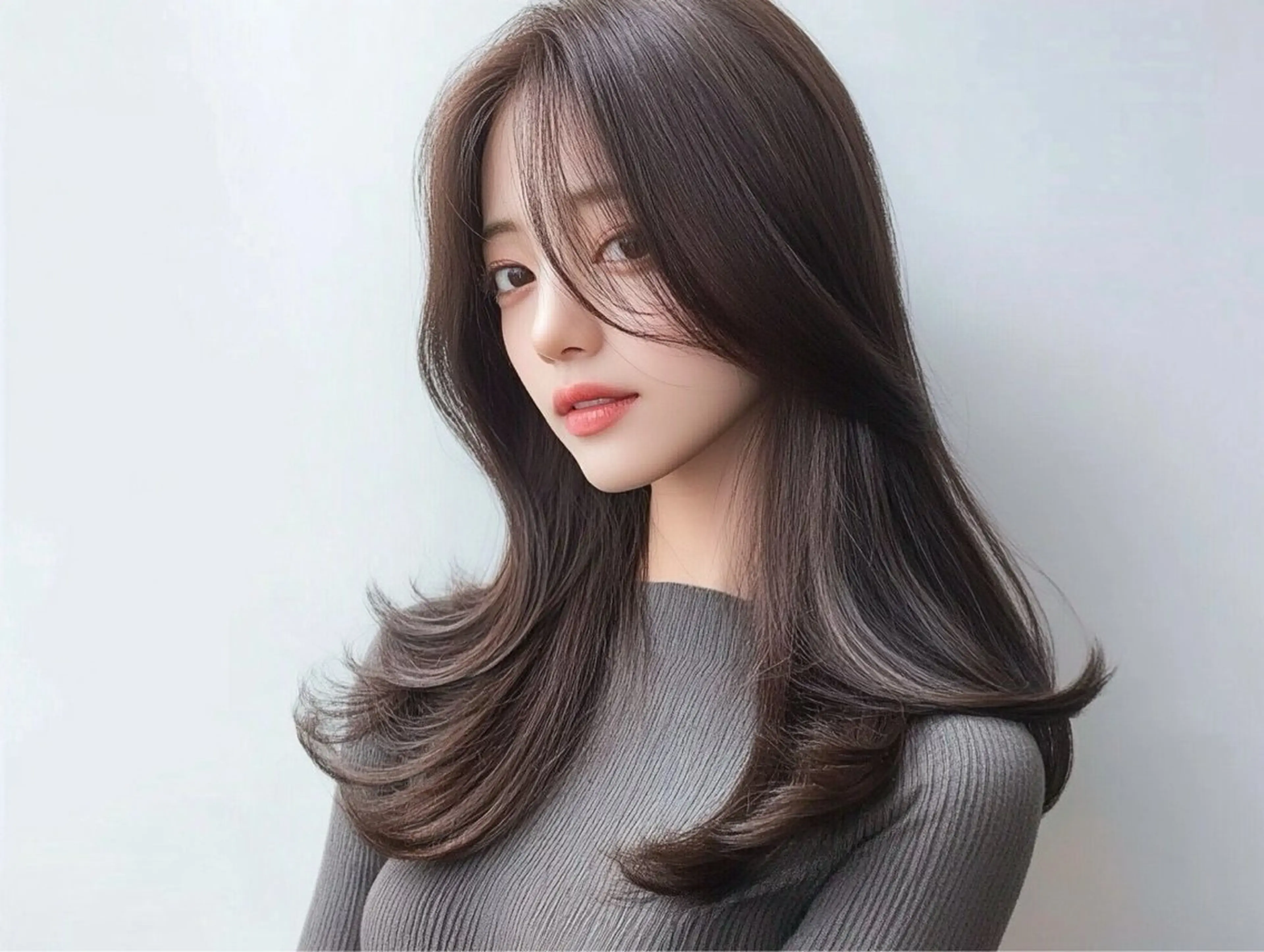 ロング 野澤 杏のヘアスタイル