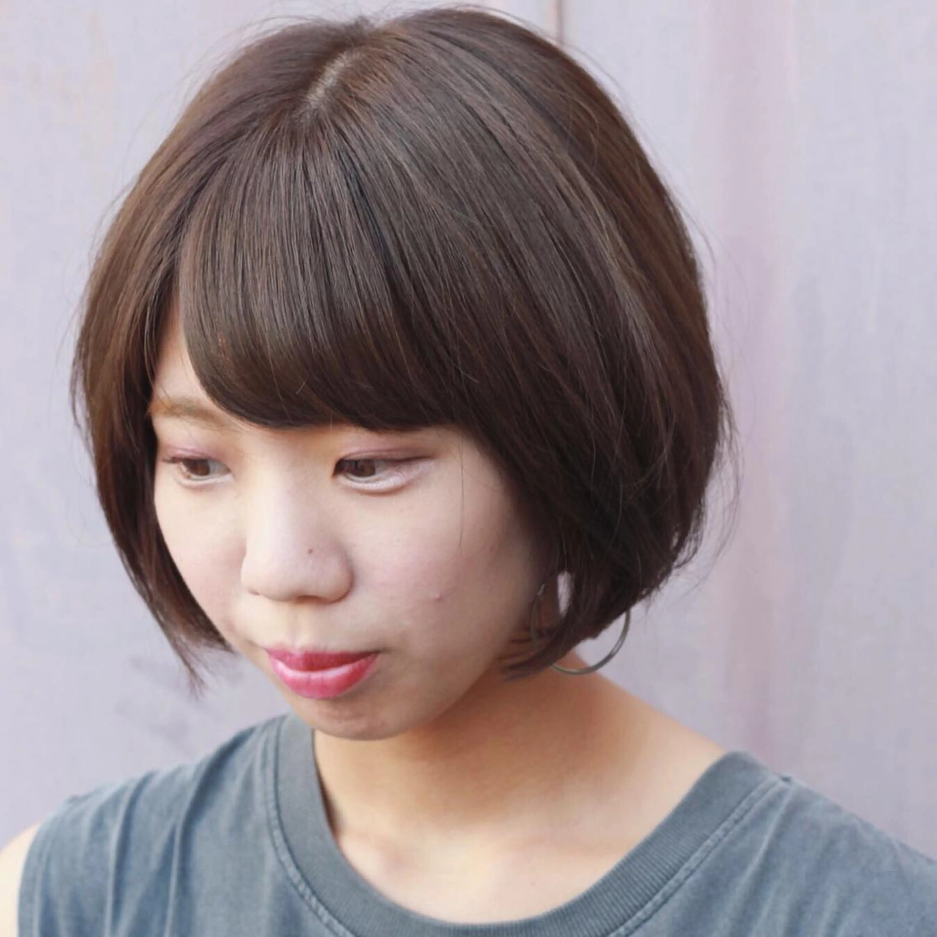 ショート カラー ボブ カット ヘアカラー トリートメント Viage （ビアージュ）のヘアスタイル