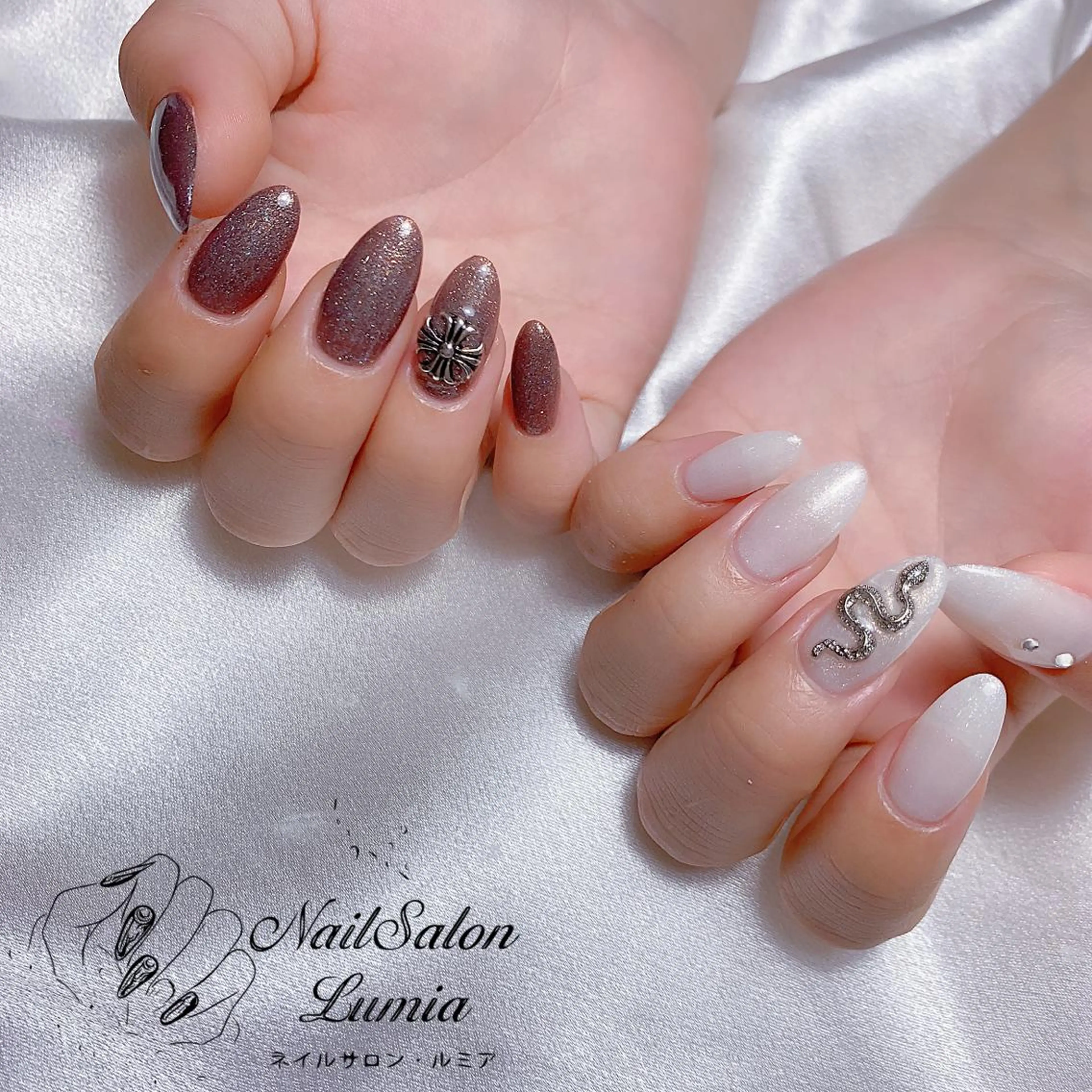 ネイル ハンドネイル ネイルサロン ルミア Lumia 店長のネイルデザイン