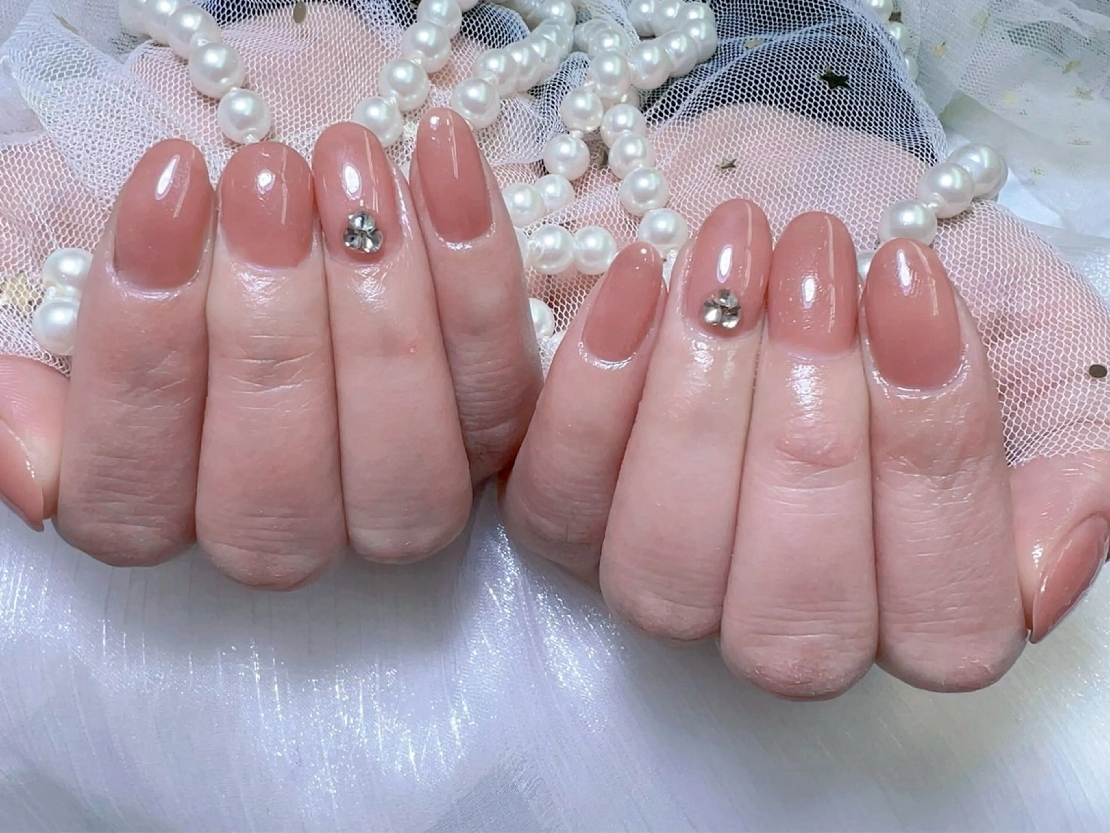 ネイル ワンカラーネイル ハンドネイル リ サのネイルデザイン