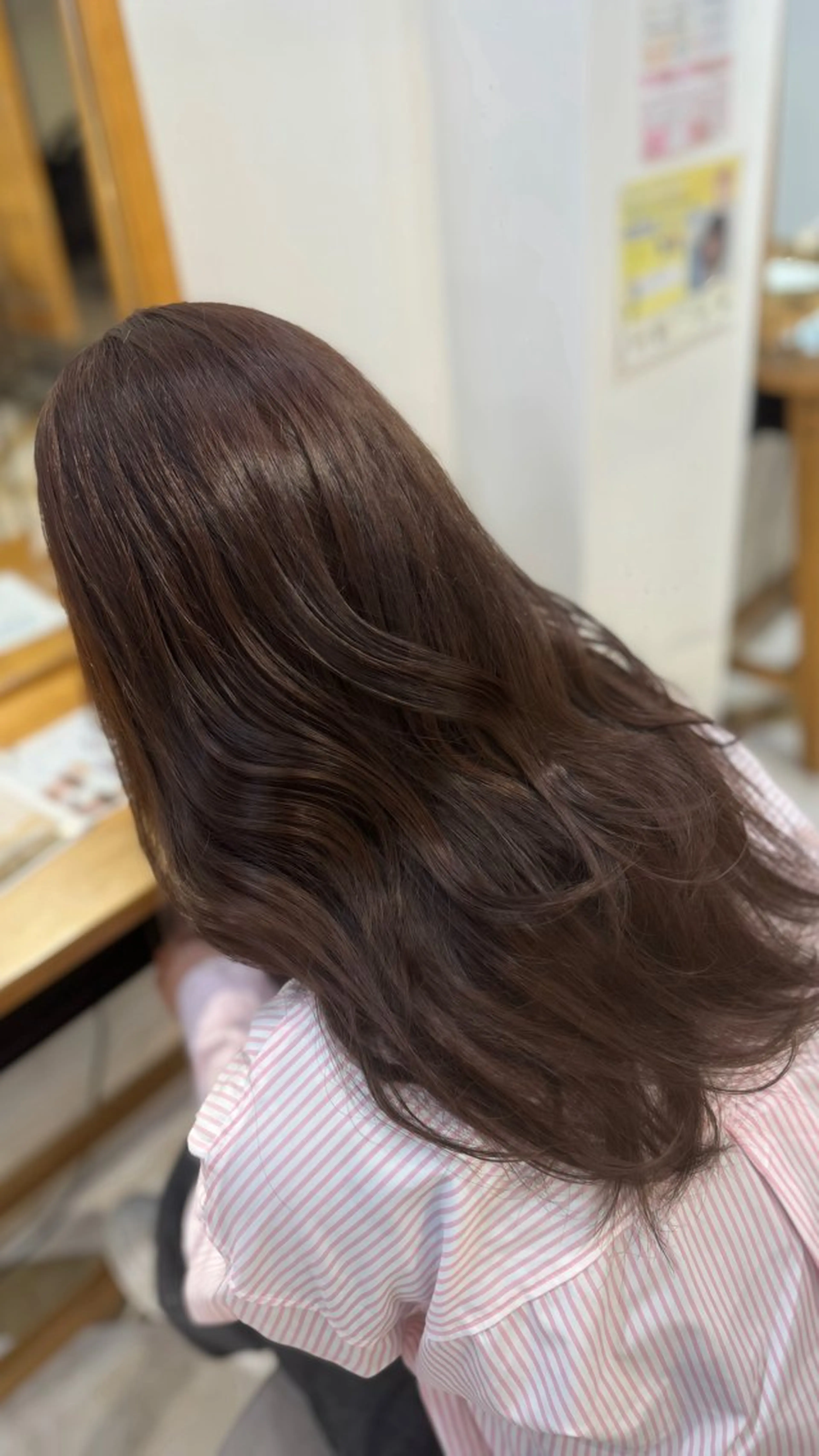 ロング カラー ヘアカラー トリートメント せいと/ウルフ/ ハイトーン/艶髪のヘアスタイル