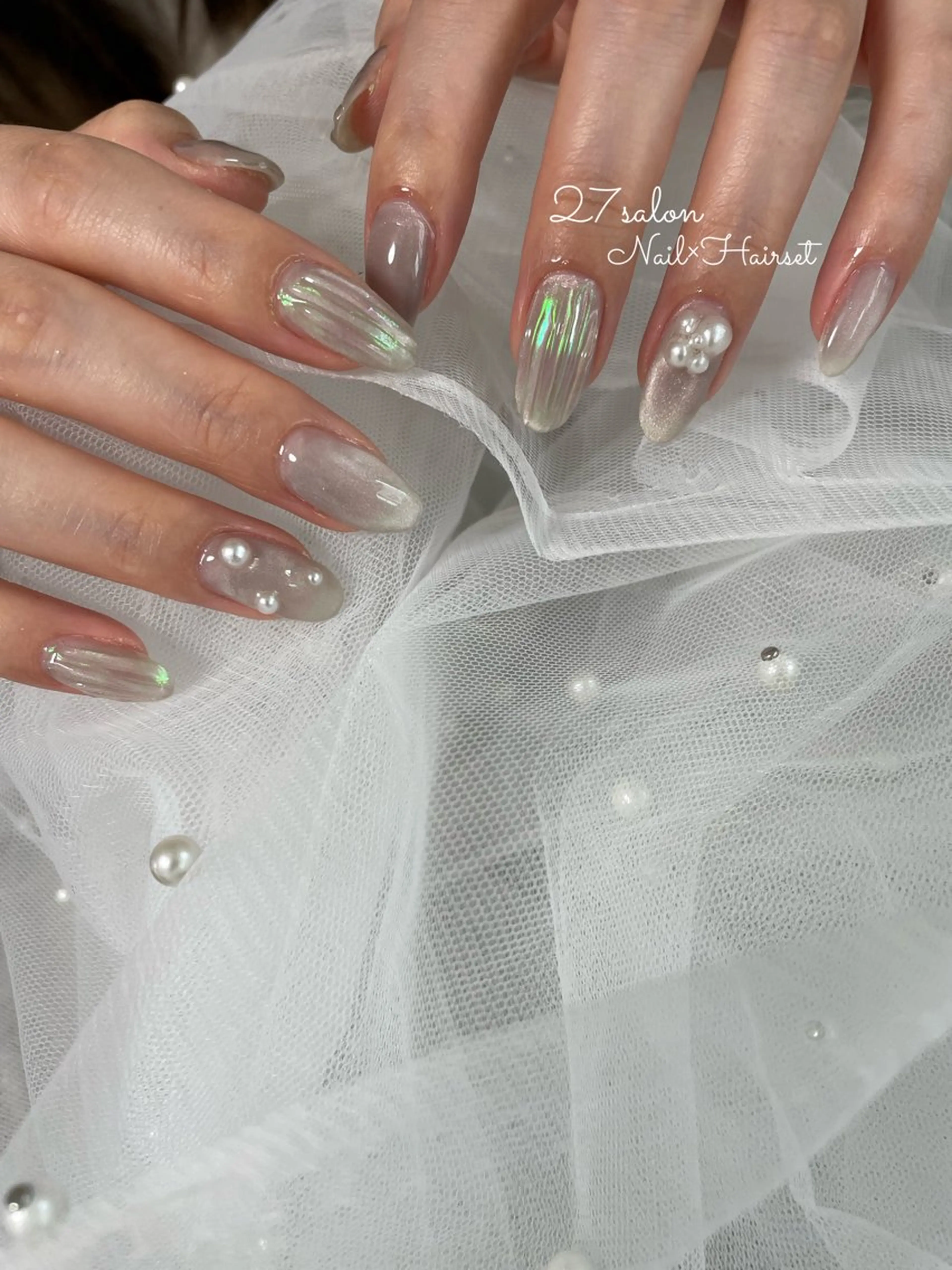 ネイル マグネットネイル 27salon yuinaのネイルデザイン