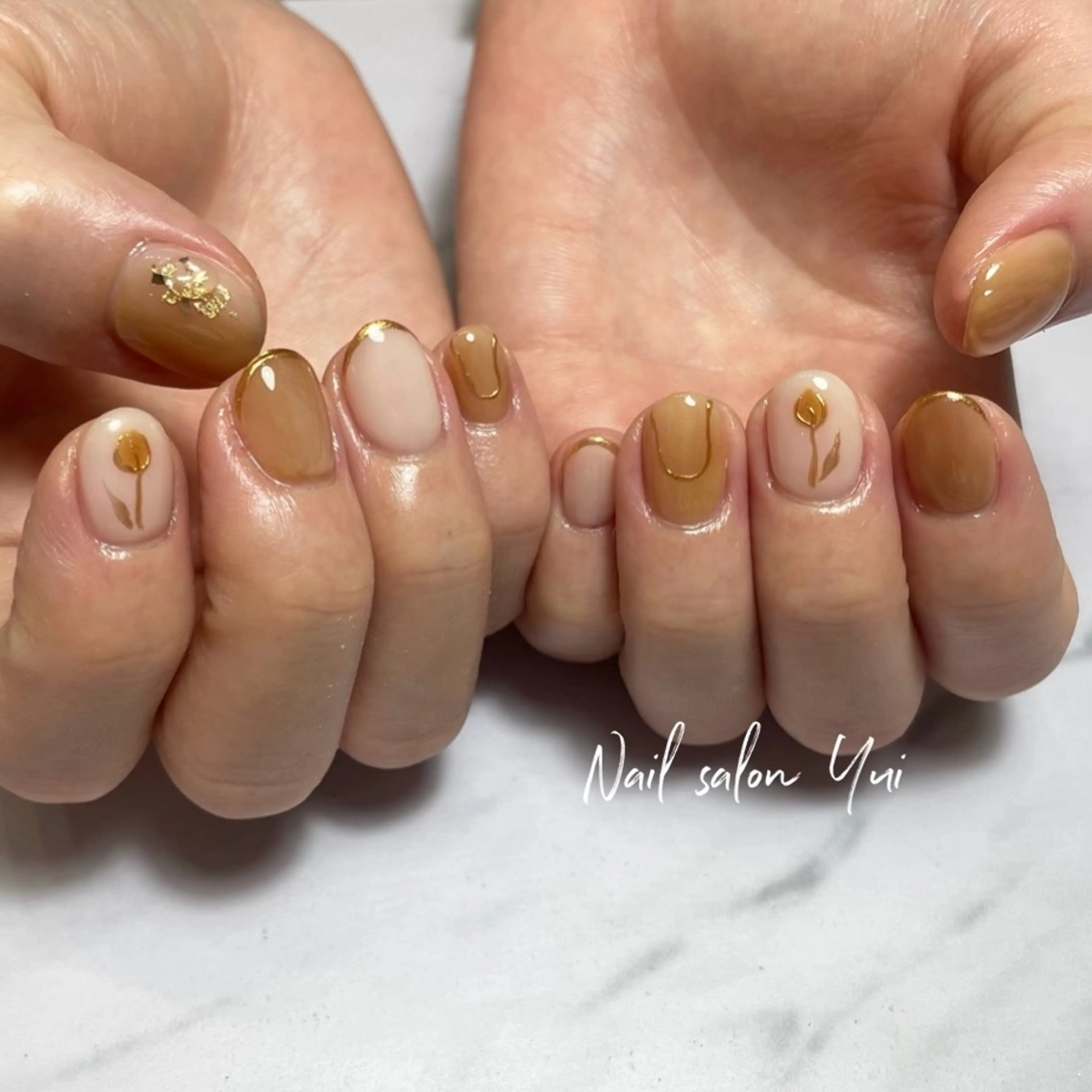 ハンドお持ち込みデザイン90分以内（オフあり＋30分）でできる範囲のデザインとなります。の写真