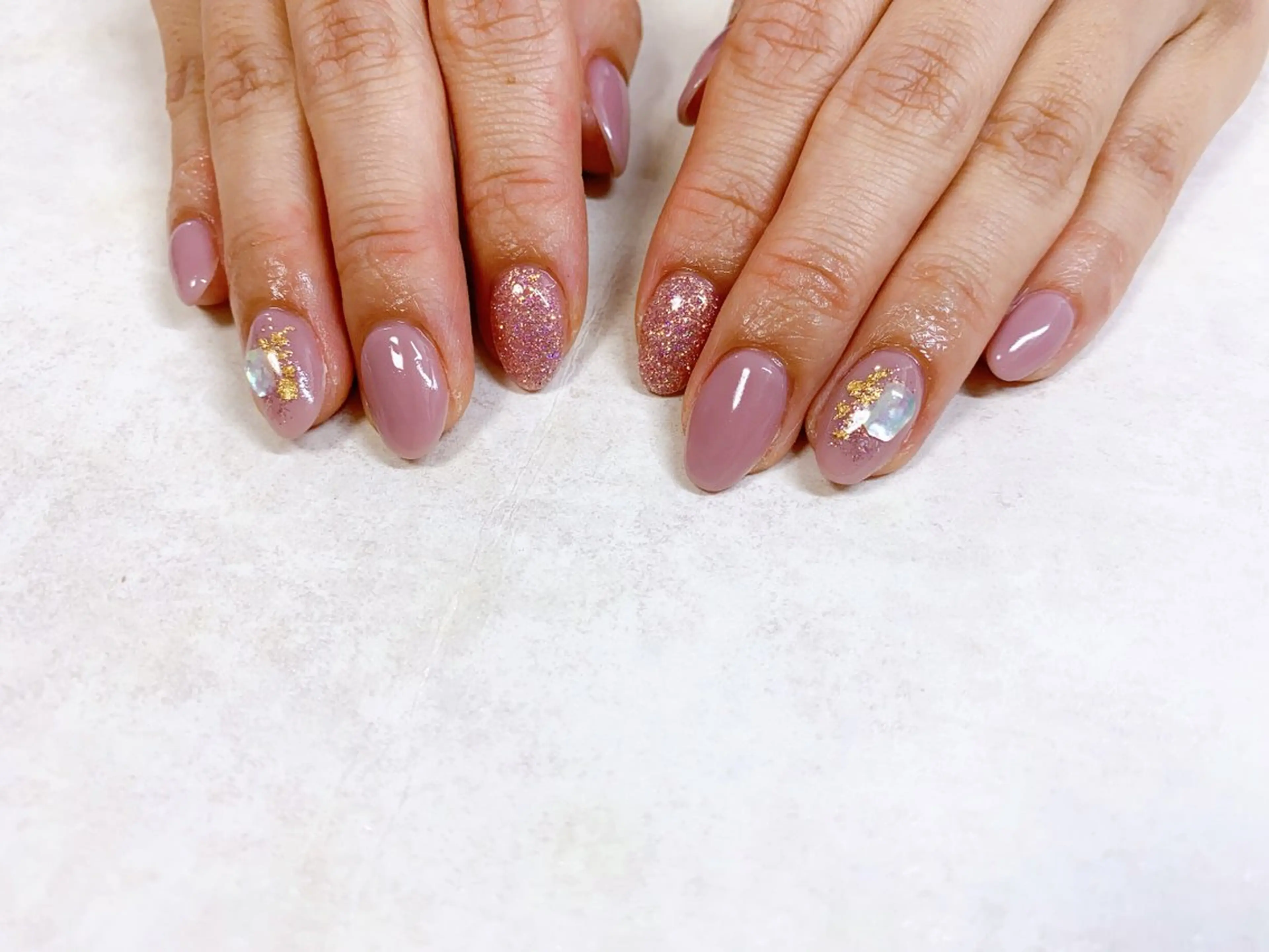 ネイル オーロラネイル フラワーネイル フットネイル フレンチネイル ジェルネイル Mogu nail 二子玉川のネイルデザイン