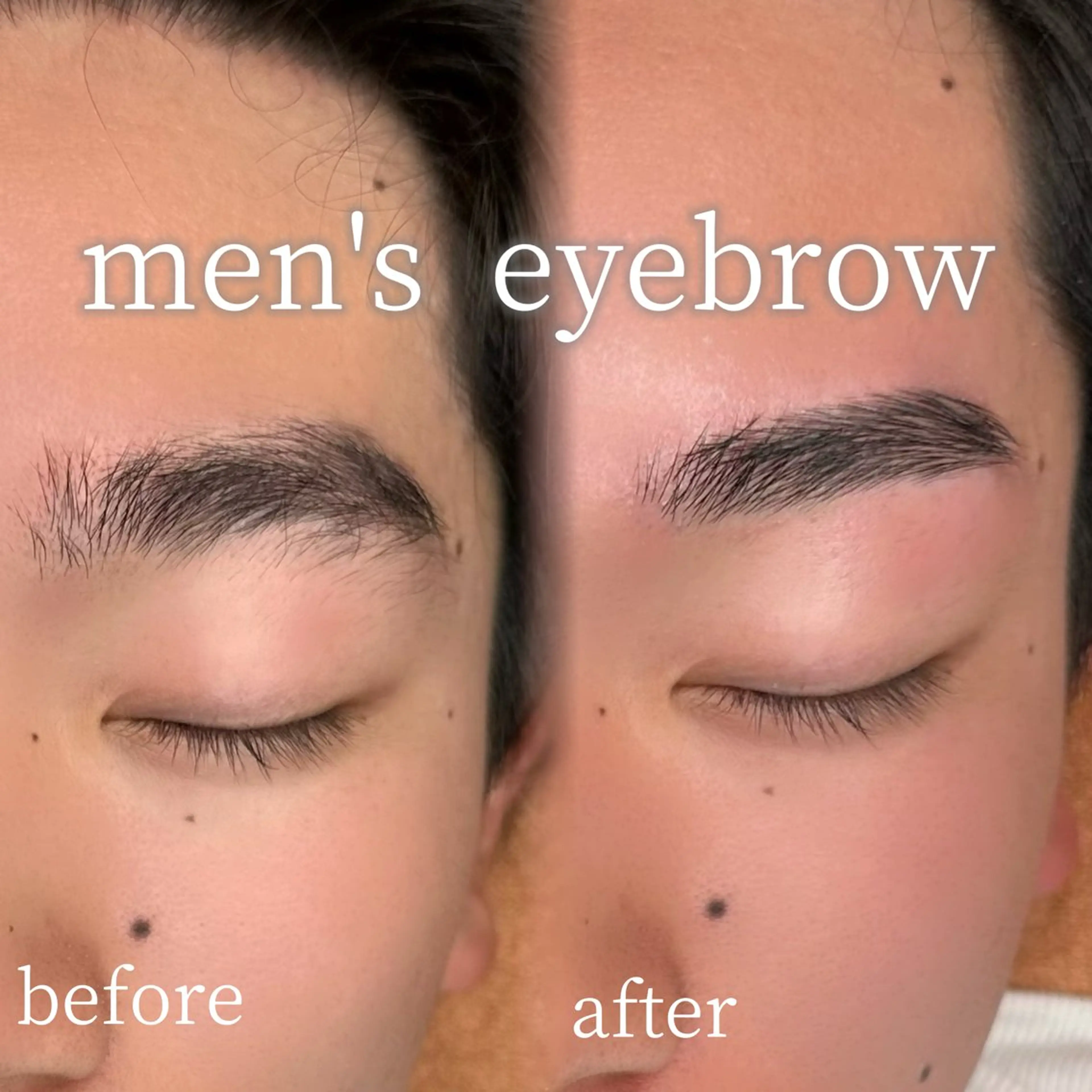 メンズ アイブロウ ワックス脱毛 fors南草津店 yukiのマツエク・マツパデザイン