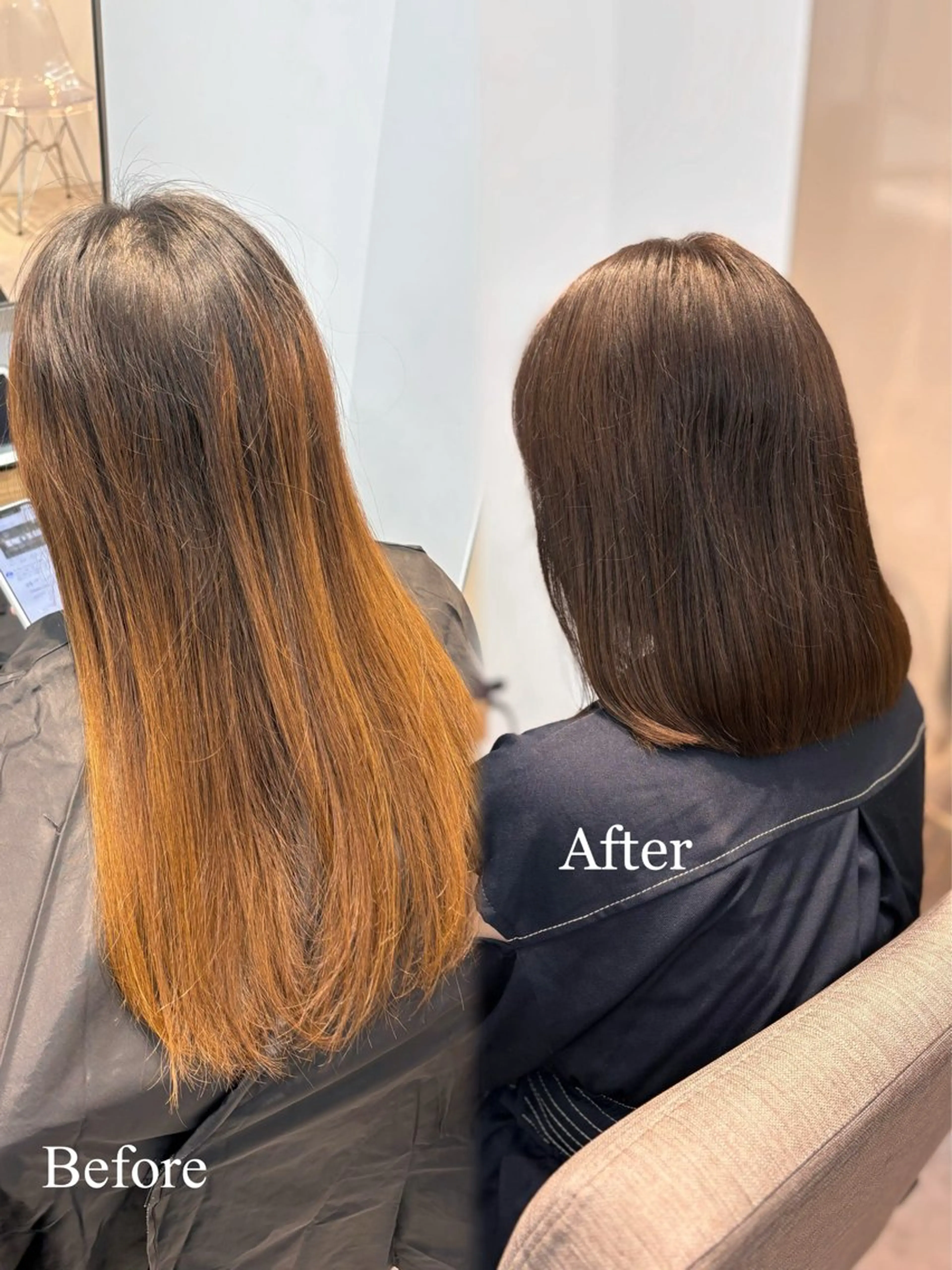 セミロング 透明感/韓国ヘア/ miyu 🎀のヘアスタイル