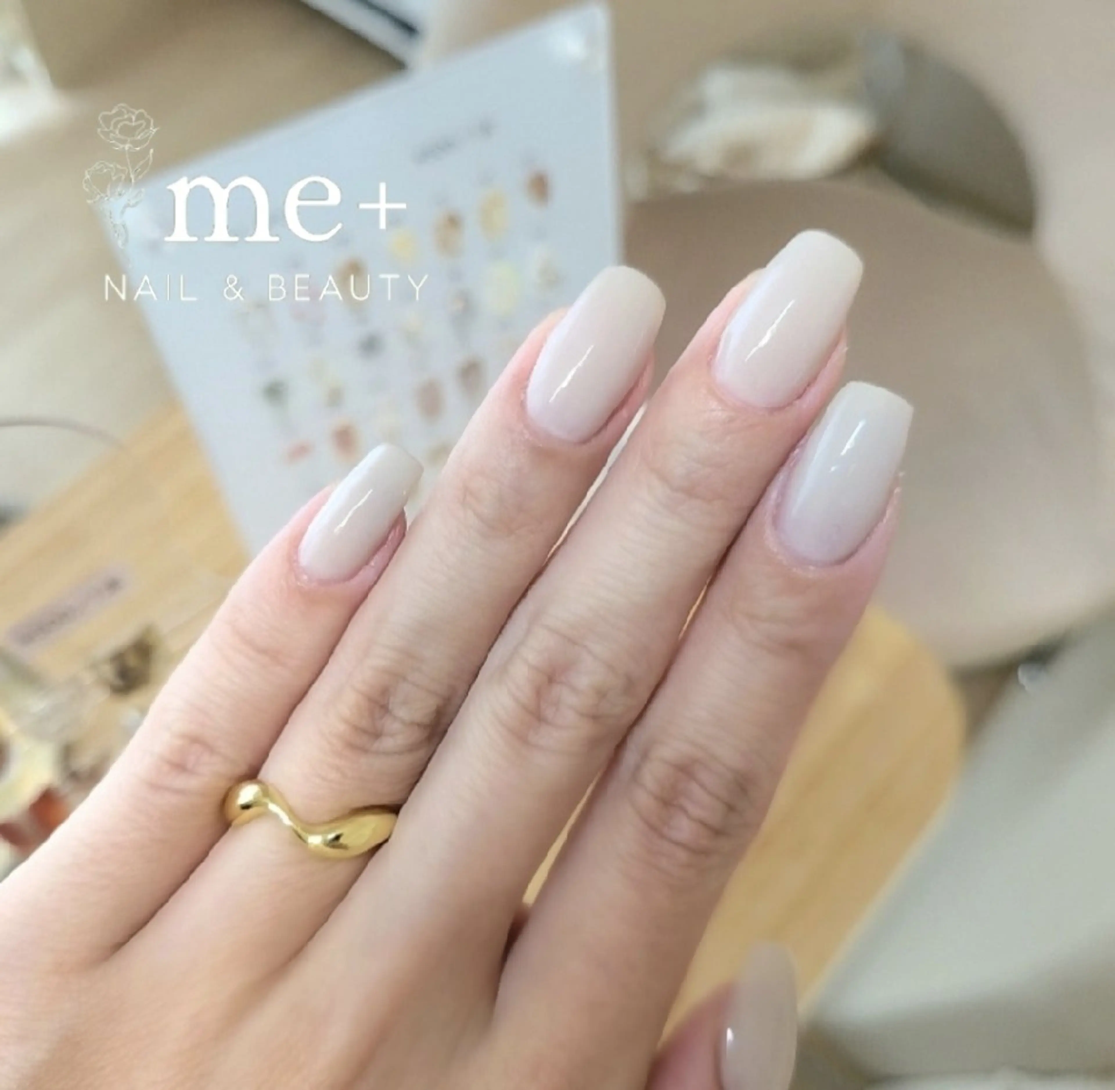 【モニター価格】アクリル長さだし+ワンカラー(他店オフ)の写真